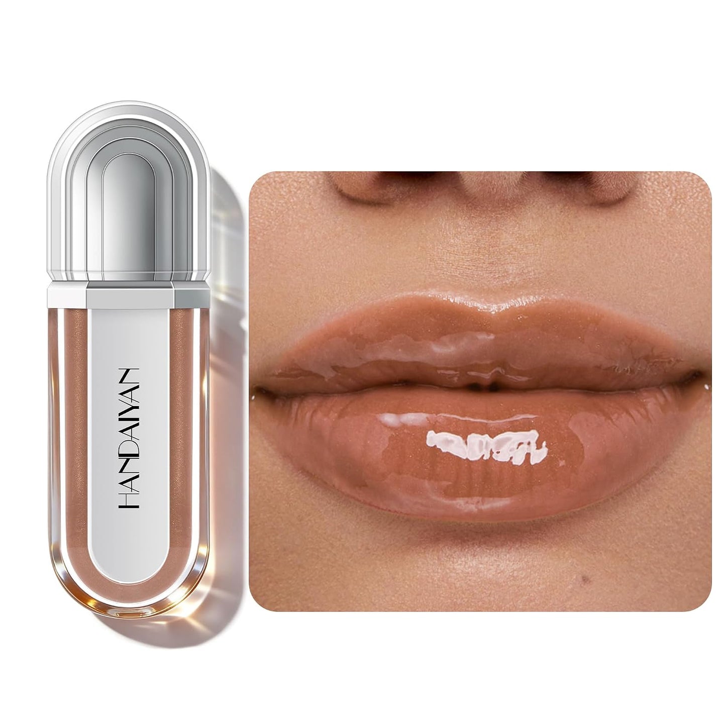 3D Hydra Lip Gloss - Plumping & Hydrating Non-Sticky Formula for Fuller Lips | Cherry Vinyl Shade