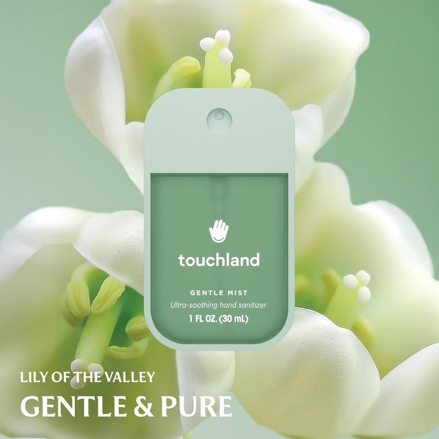 Touchland Hand Sanitizer Spray Set - Glow & Gentle Formula | Travel Size