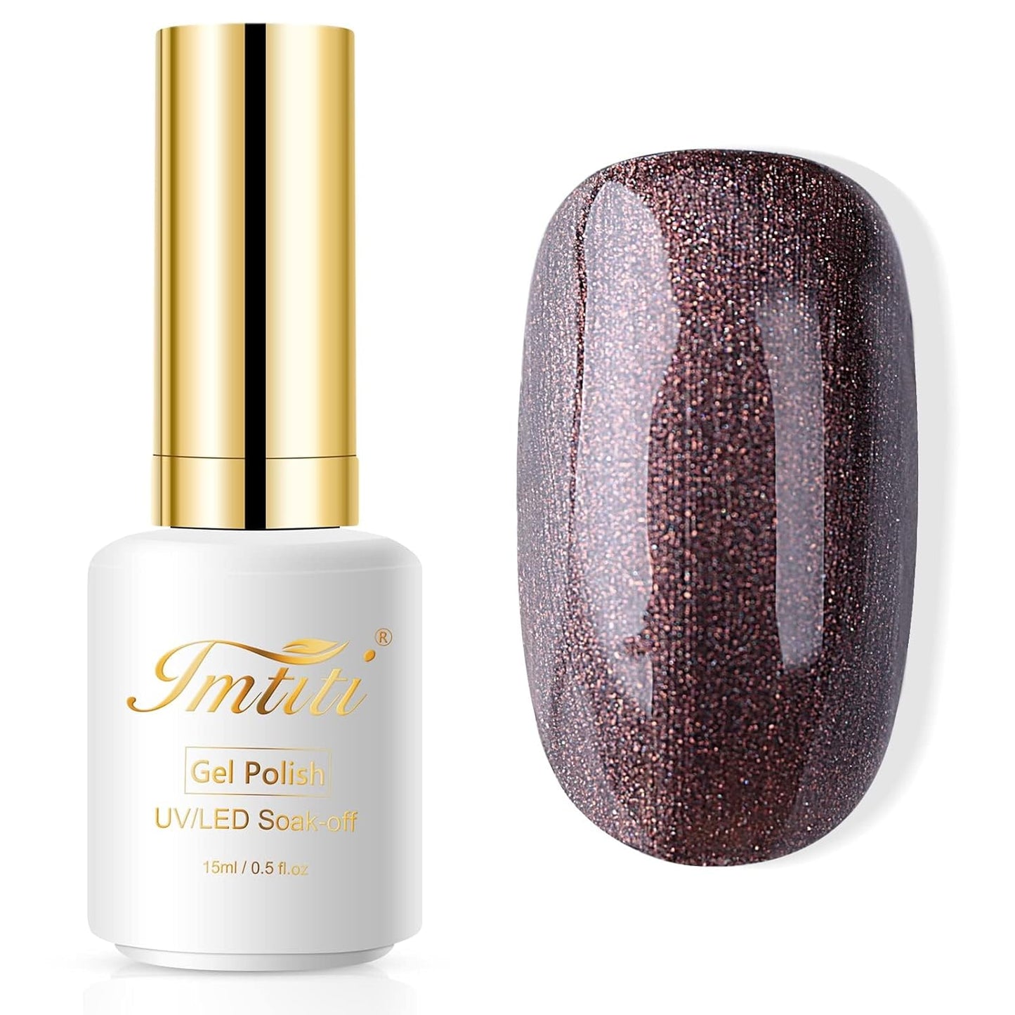 Coral Gel Nail Polish - UV/LED Soak Off Formula for Spring & Summer | 0.5 Fl Oz DIY Nail Art