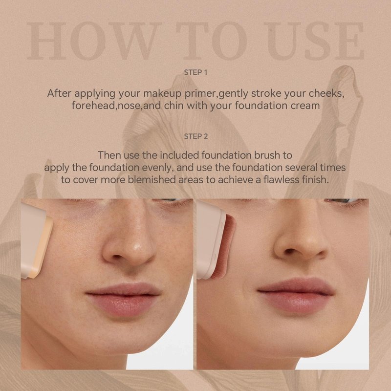 SWETIYOU Flawless Eraser Foundation Stick, Lightweight Buildable Medium-to-Full Coverage Dual Ended Makeup Stick, Multi-Use Face Makeup Bar with brush, Natural Finish