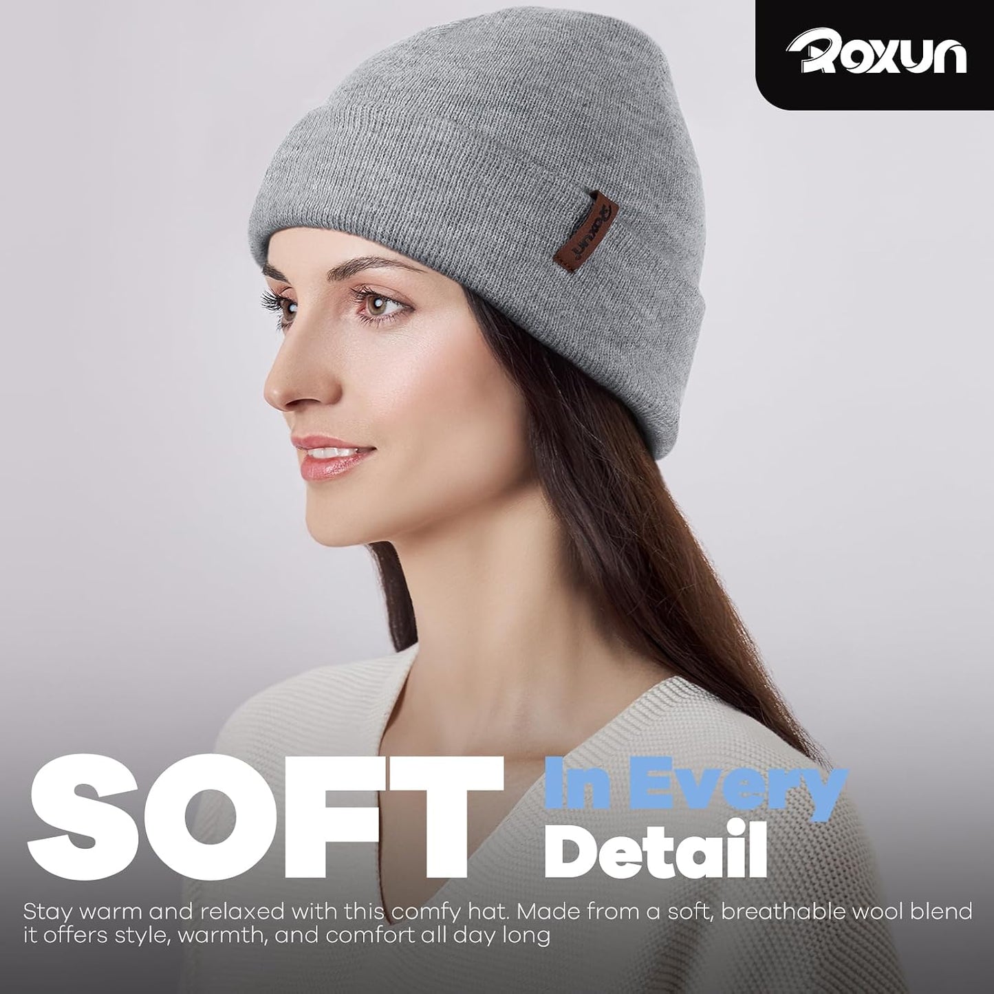 Beanie for Men & Women - Soft Warm Knit Cuffed Winter Hat | Unisex Skull Cap
