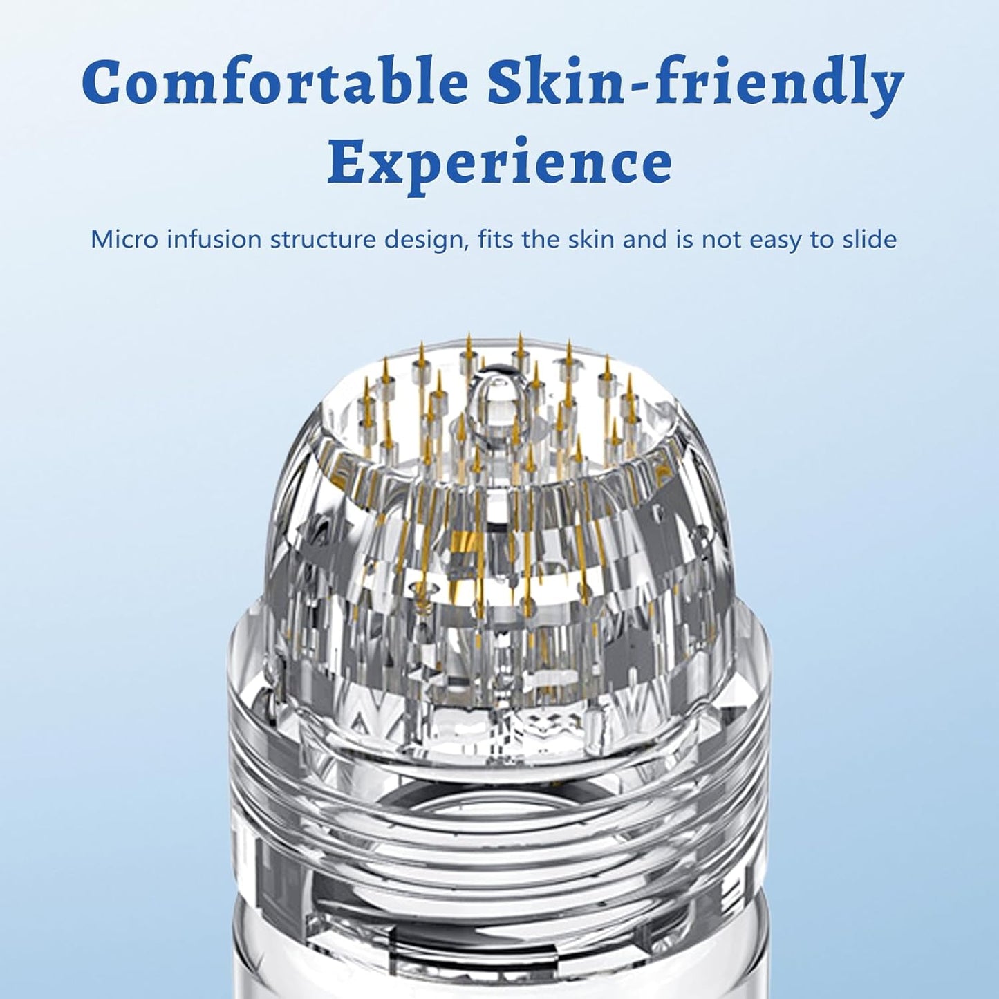 Micro Infusion Serum for Skin Care - Collagen, Peptide & Hyaluronic Acid | 0.05mm Face Stamp
