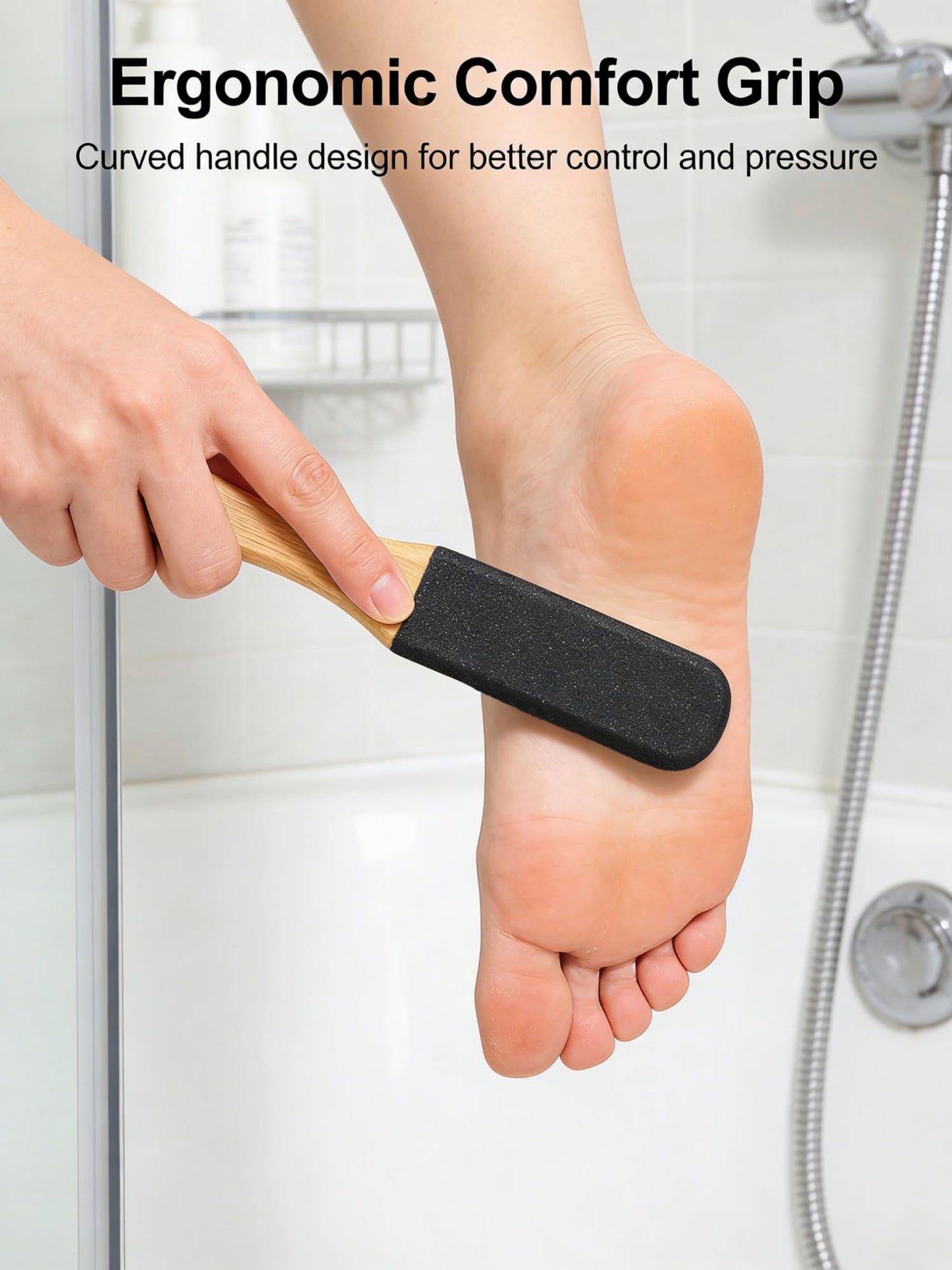 Foot File - Professional Pedicure Tool for Smooth, Baby-Soft Feet - Safe & Effective Callus Remover for Home or Salon Use