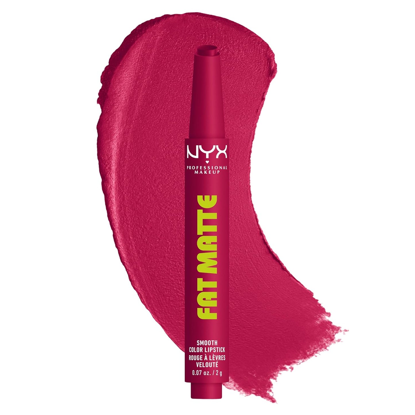 NYX Fat Matte Lipstick | Pigmented Non-Drying Lip Crayon for Long-Lasting Wear - Coral Cuddlin' (Dirty Peach)