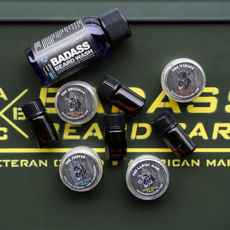 Badass Beard Care Trial Pack Kit - Pick 4