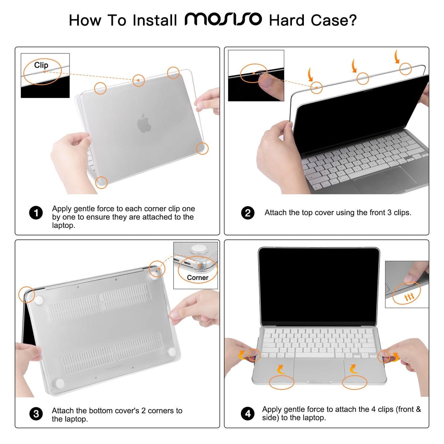 MOSISO Compatible with MacBook Neo Case 13 inch 2026 Release Model A3404 with A18 Pro Chip, 4 in 1 Kit Precision Fit Crack & Scratch Resistant Protective Hard Shell Case Cover, Crystal Clear
