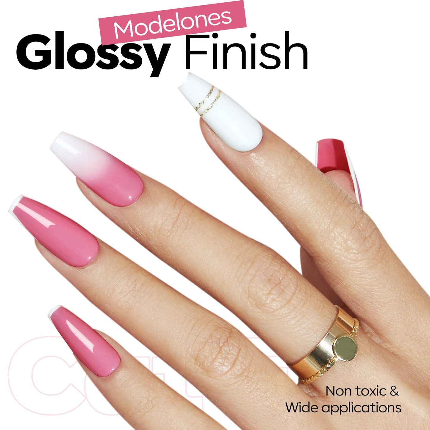 Smokey Pink Gel Nail Polish - Morandi Soak Off LED Formula | 15ML for DIY Nail Art