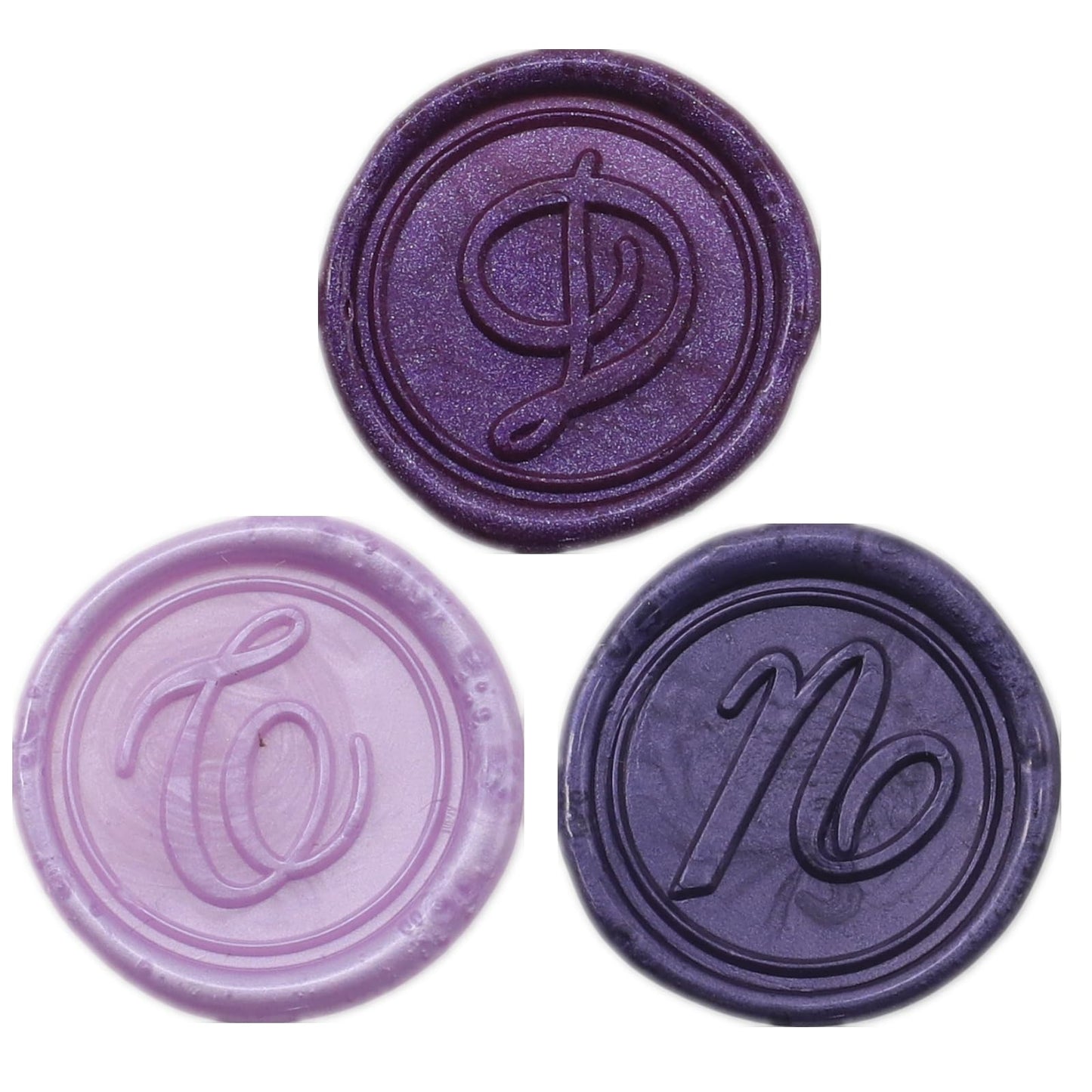 300Pcs Wax Seal Beads, Purple Mix Sealing Wax Beads for Wax Seal Stamp, Lilac Purple Wax Seal Beads Set with 3 Colors Wax Seal Perfect for Gift Sealing, Letter Wax Sealing (Purple Mix)