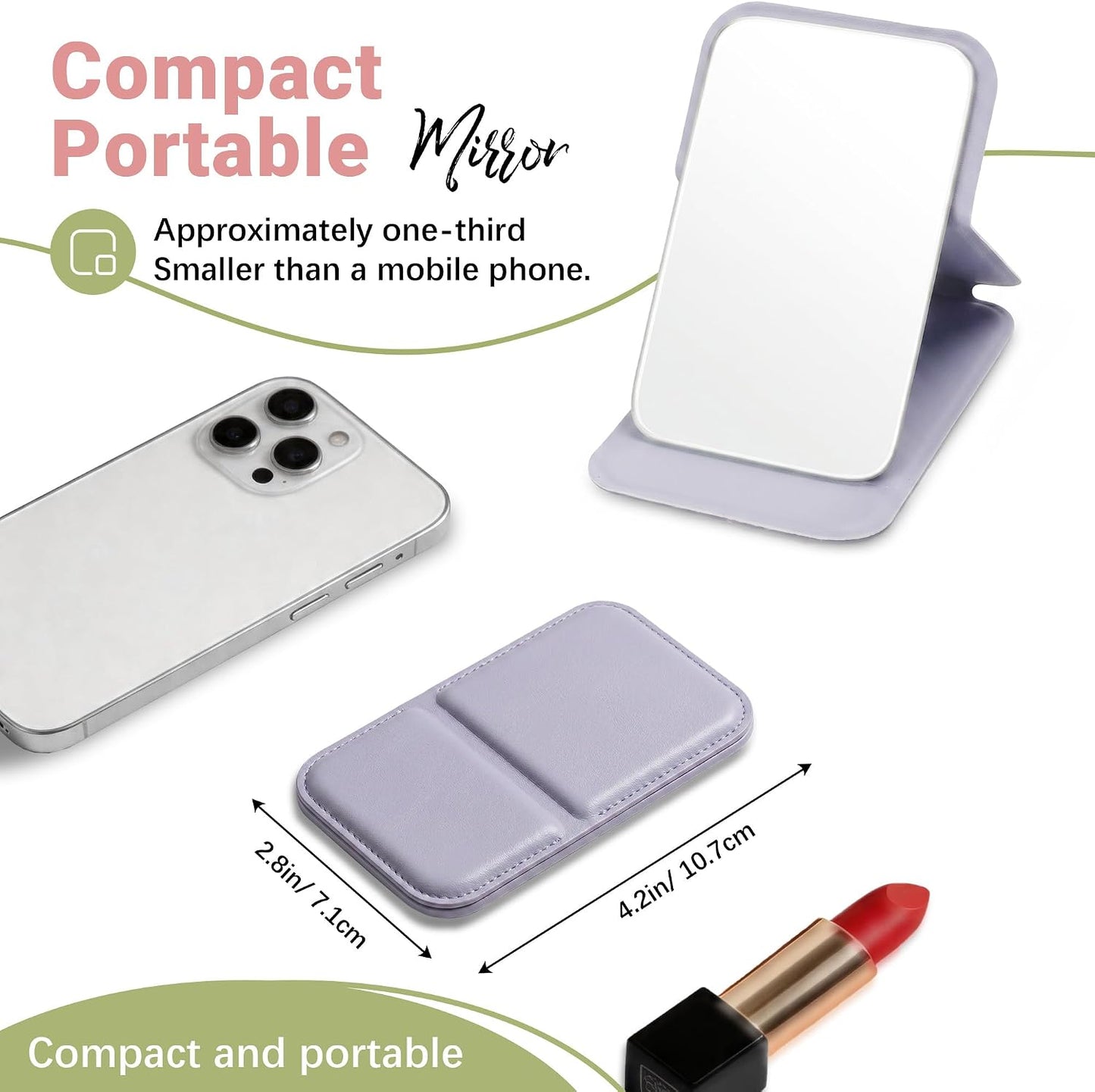 Compact Folding Pocket Mirrors - 18 Pack Mini Makeup Mirrors for Travel & Daily Use | Perfect for Women’s Parties