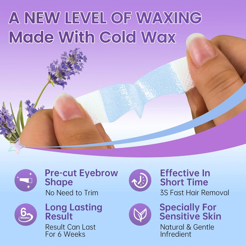 Lip Wax Strips For Women Upper Lip Wax Strips, 40PCS Facial Hair Removal for Women With 4 Calming Oil Wipes Mouth Waxing Strips Lip upper hair removal Facial Hair Removal for Women LAWINK