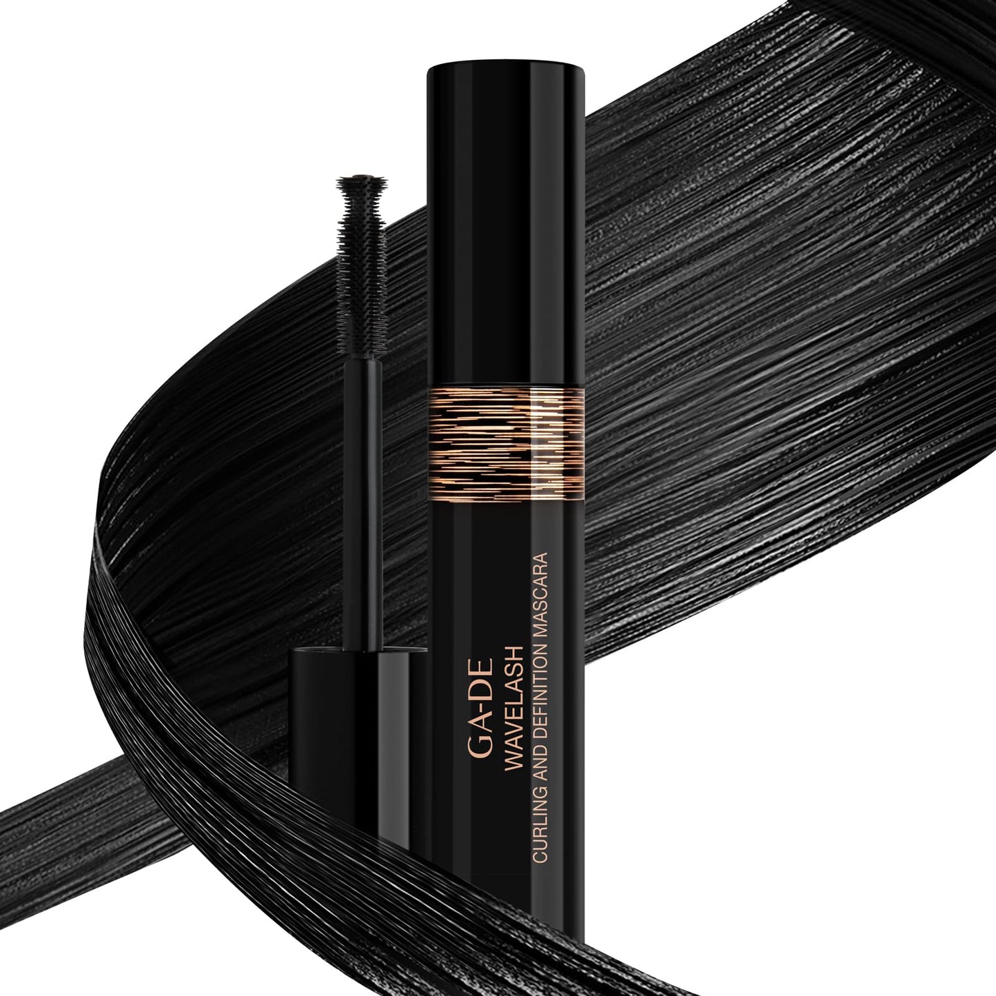 GA-DE Wavelash Curling and Definition Mascara - Instantly Thickens and Volumizes - Formulated with Wavemax for Dramatic Effect - Black - 0.49 oz