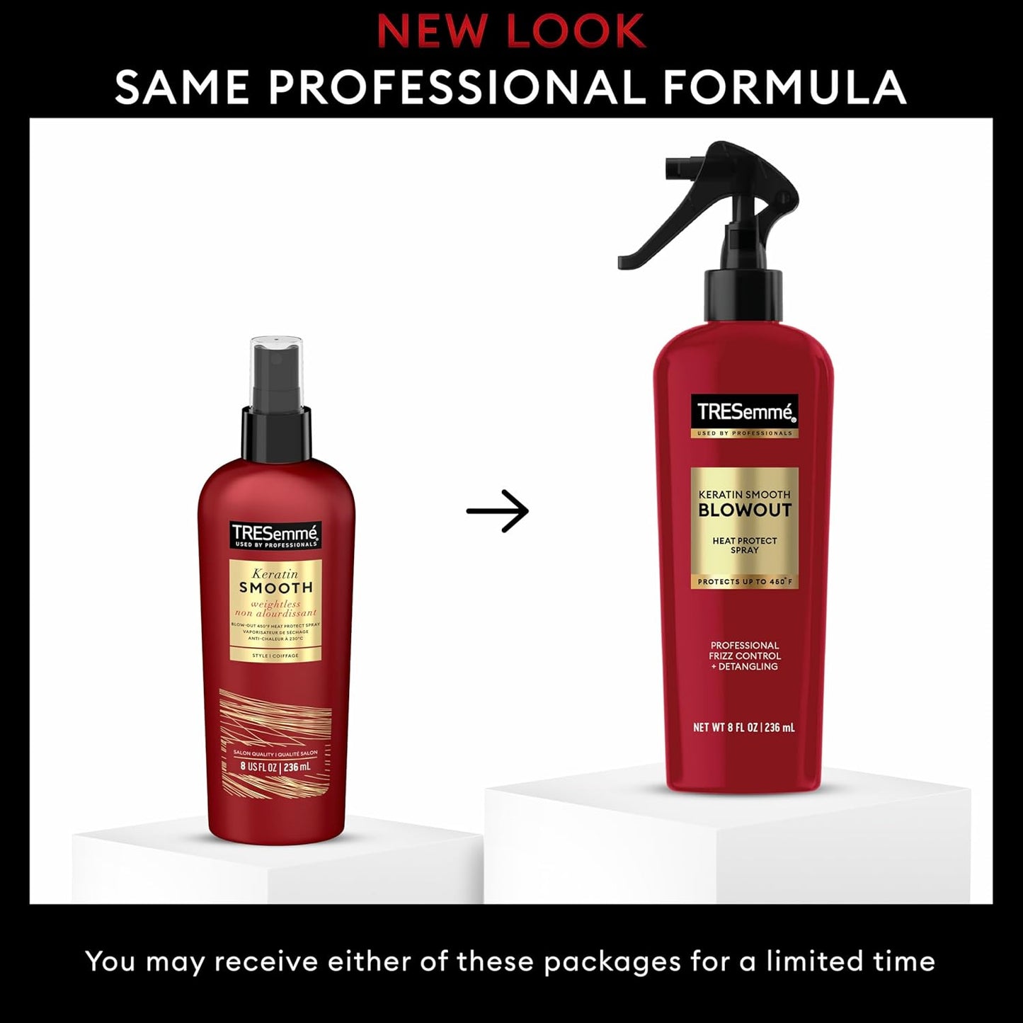 TRESemmé Heat Protection Spray - Keratin Smooth Formula | 8 oz