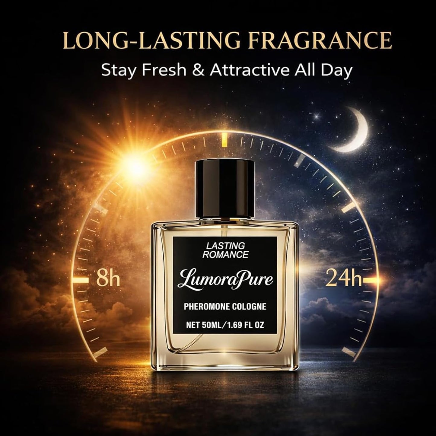 Pheromone Cologne for Men - Fresh Long-Lasting Fragrance | 50 ml/1.69 fl oz