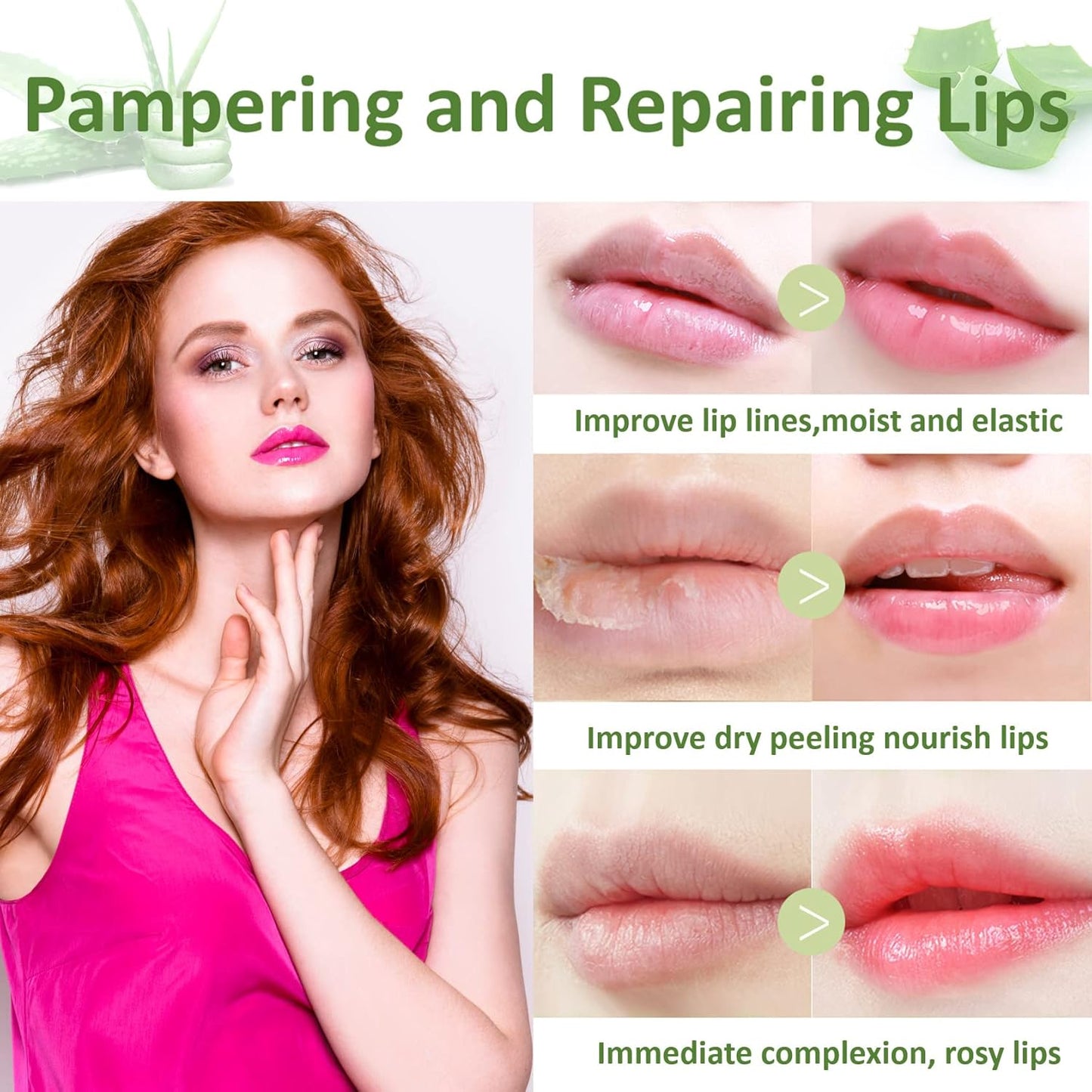 Aloe Jelly Lipstick - Long-Lasting Moisturizing Color-Changing Balm | Waterproof Matte Finish