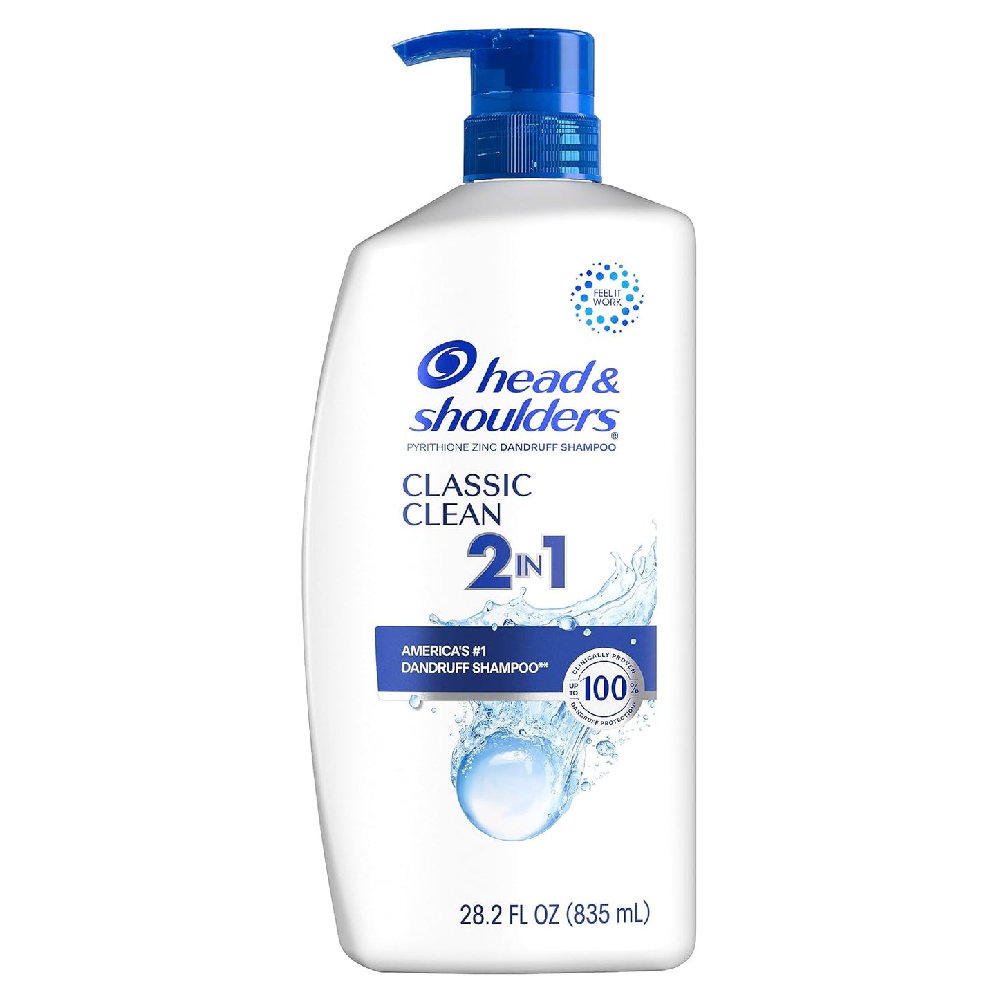 Head and Shoulders Dandruff Shampoo & Conditioner - Classic Clean, Paraben-Free, 28.2 oz
