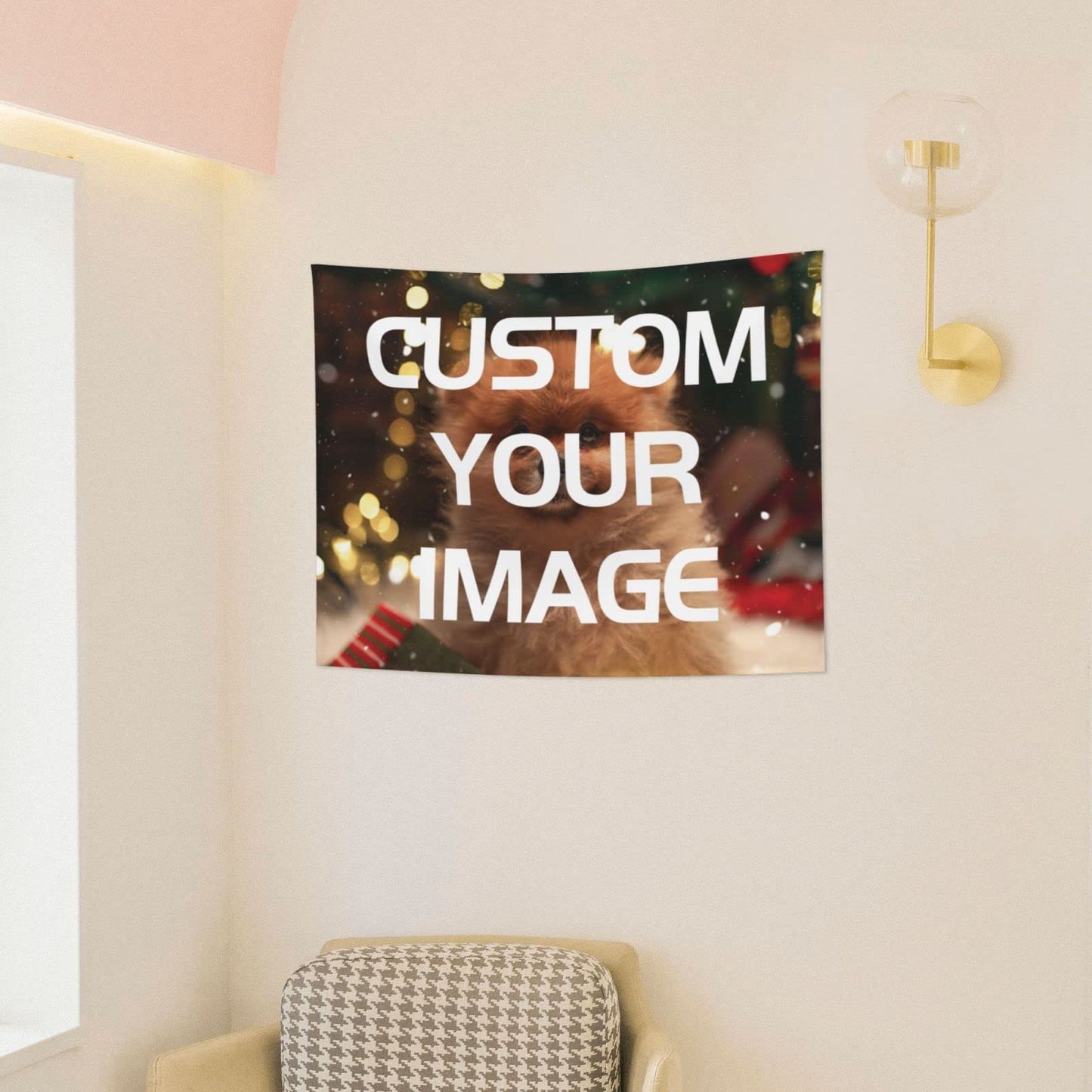 Byxhuc Custom Flags for Room, Custom Tapestry Flags for Room Teen, Cool Things to Have in Your House, Personalized Cheap Thing Cute Tapestry Things for Teen Girls 30 * 40 inch Horizontal