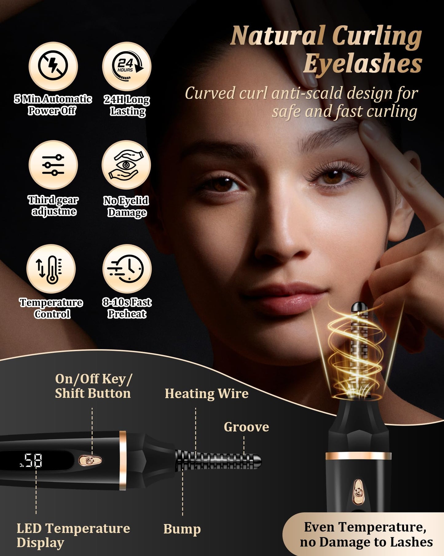 Heated Eyelash Curlers