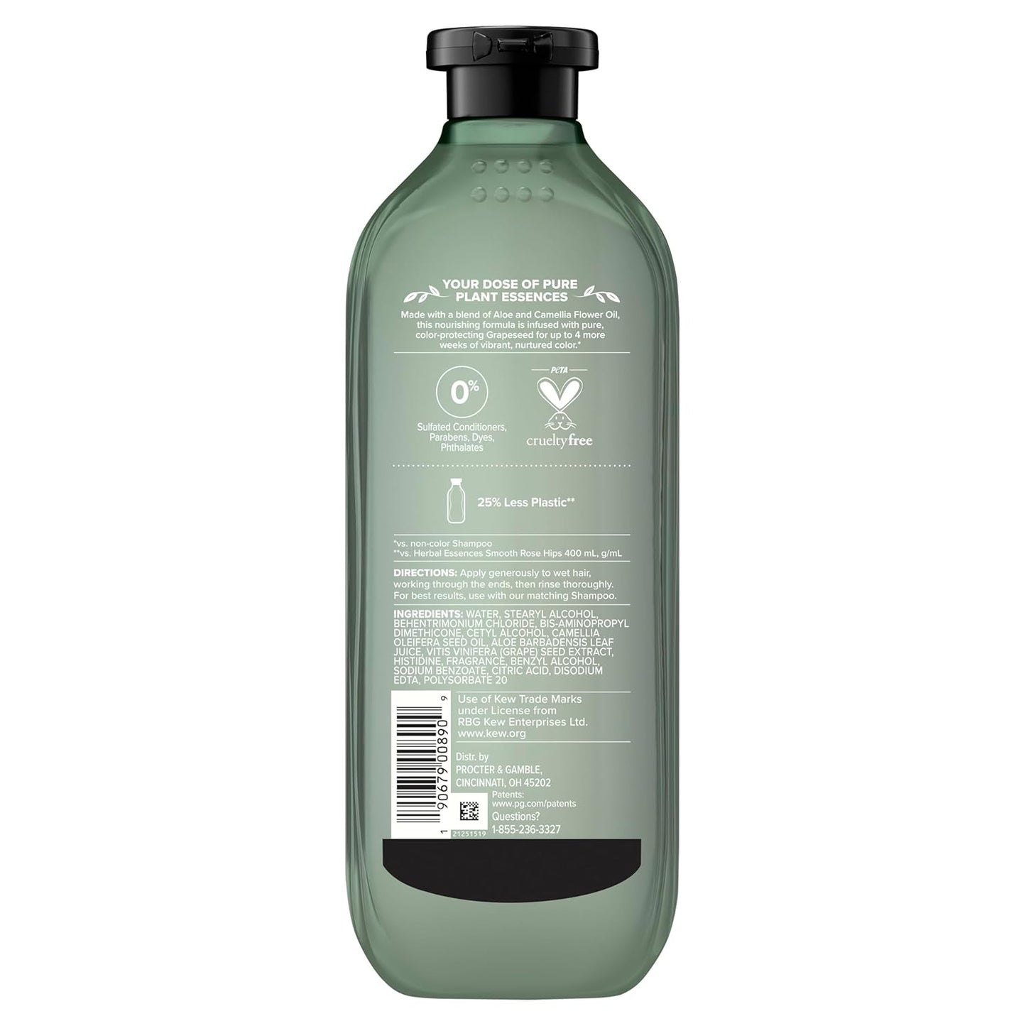 Herbal Essences Pure Grapeseed Conditioner - Sulfate-Free Hair Protection & Color Nourishment | 13.5 fl oz