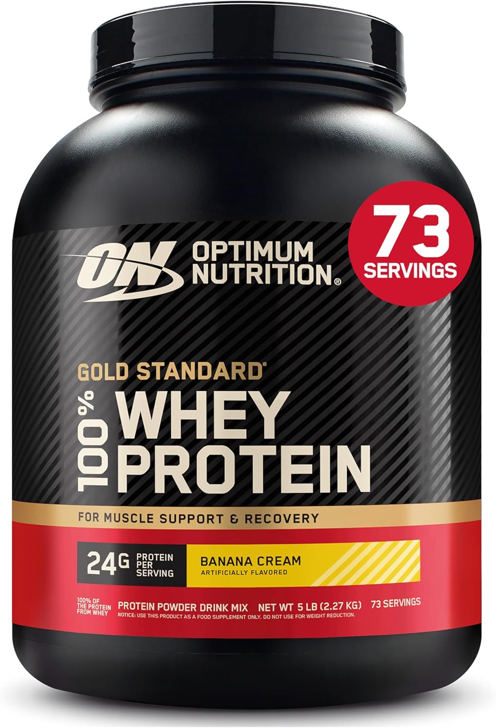 Optimum Nutrition Whey Protein Powder - Double Rich Chocolate Flavor | 1.98 lb Size