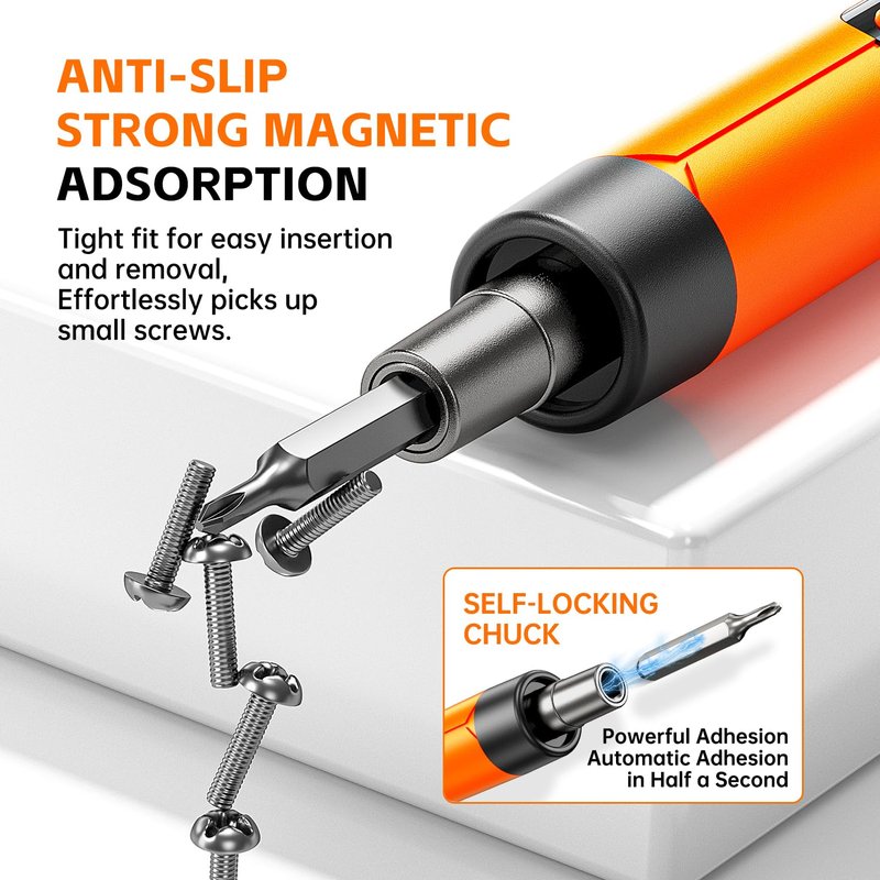 ANVANNA 120-IN-1 Mini Electric Screwdriver Set is a comprehensive electric precision tool kit designed for electronics repair and assembly tasks