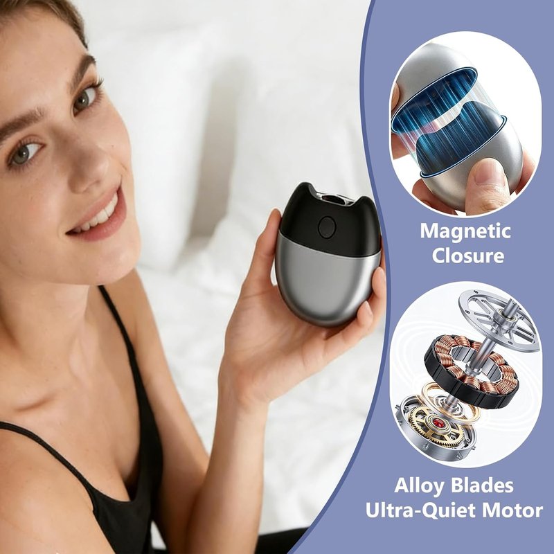 Electric Nail Clipper - Safe, Easy-to-Use Grooming Tool | Grey Color