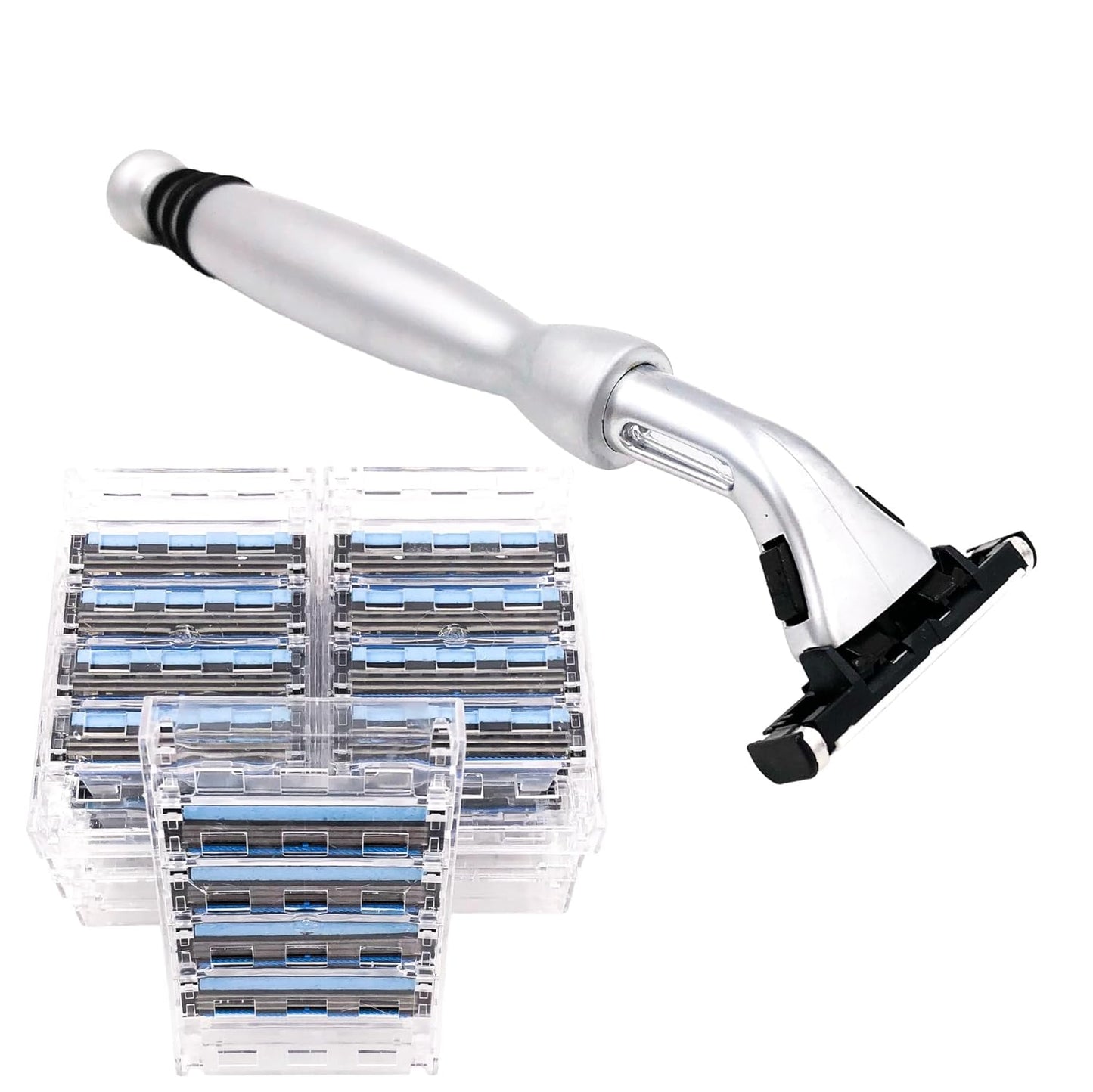 Gillette Sensor Compatible Triple Blade Razor - Heavyweight Pivot Head | Includes 41 Blades for a Smooth, Close Shave