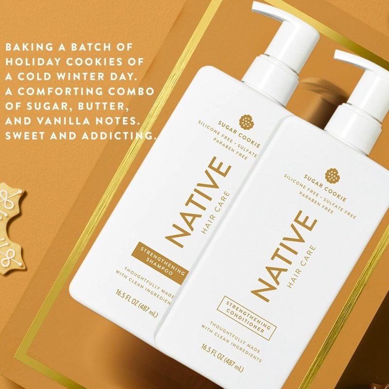 Native Shampoo & Conditioner - Limited Edition Sugar Cookie Scent | Nourishing Hair Care