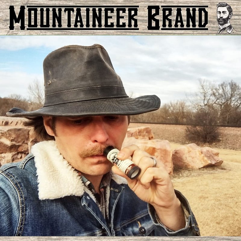 Mountaineer Brand Stache Stick | Mountain Fresh Scent | Made with Natural Ingredients West Virginia | Firm & Long Lasting Hold | Mustache Wax | Moustache Shape & Styling | Beard Wax for Men | 1.5oz