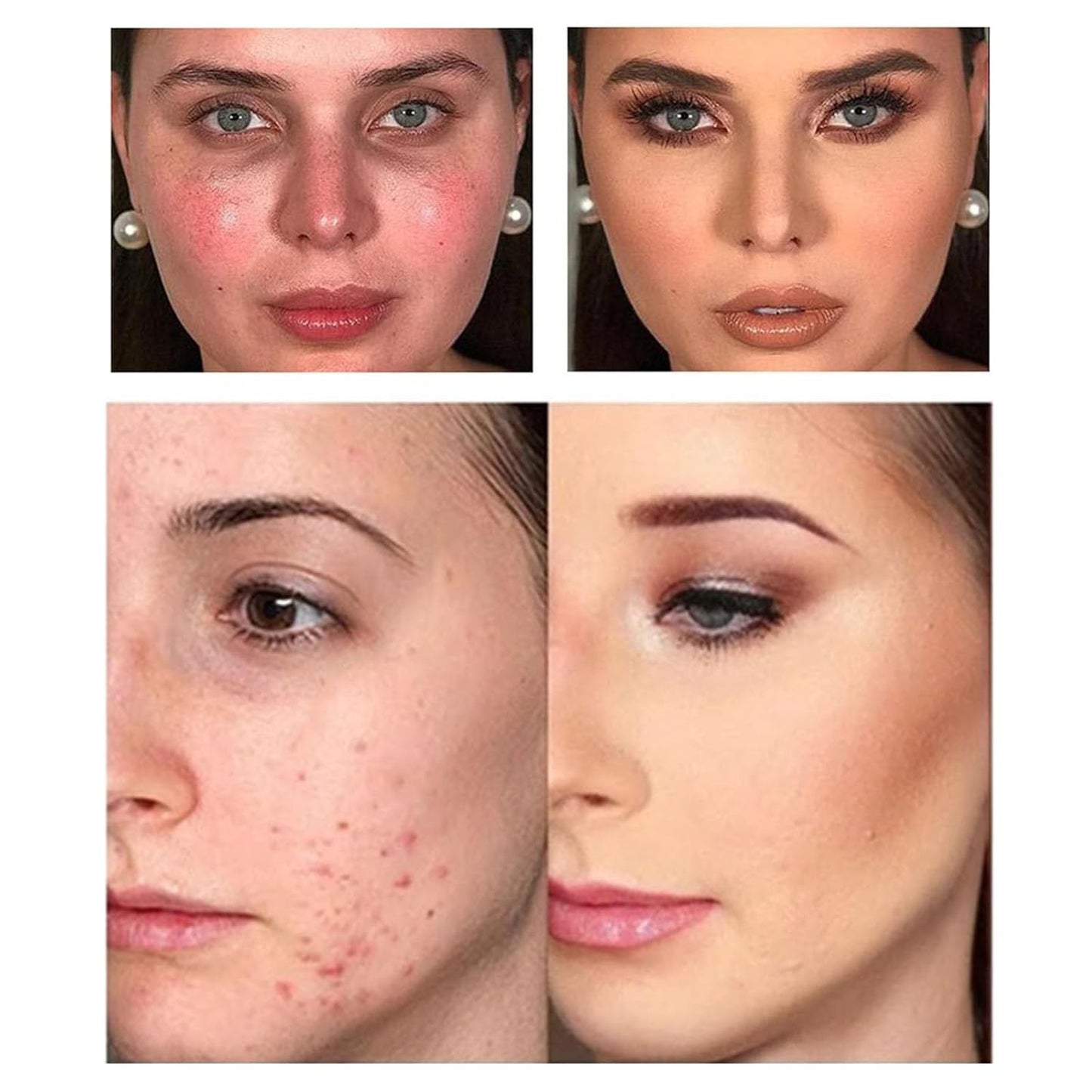 12 Color Concealer Palette - Full Coverage Makeup for Dark Circles & Blush | Versatile Face Cosmetics