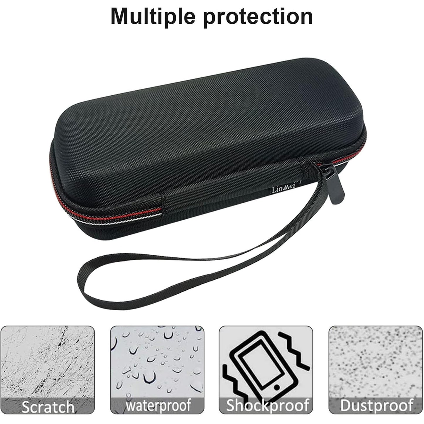 LinMei Hard Travel Case for Electric Trimmer & Shaver Compatible with QP2520, QP2530, QP2620, QP2630 - Waterproof, Durable and Compact Organizer
