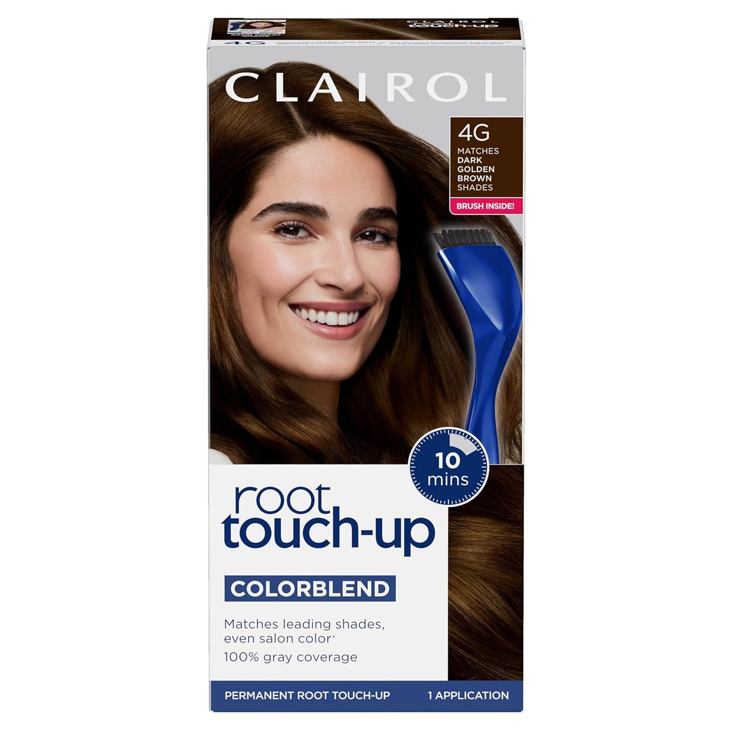 Clairol Root Touch-Up Permanent Hair Dye - 5 Medium Brown | 100% Gray Coverage, Easy Brush Application
