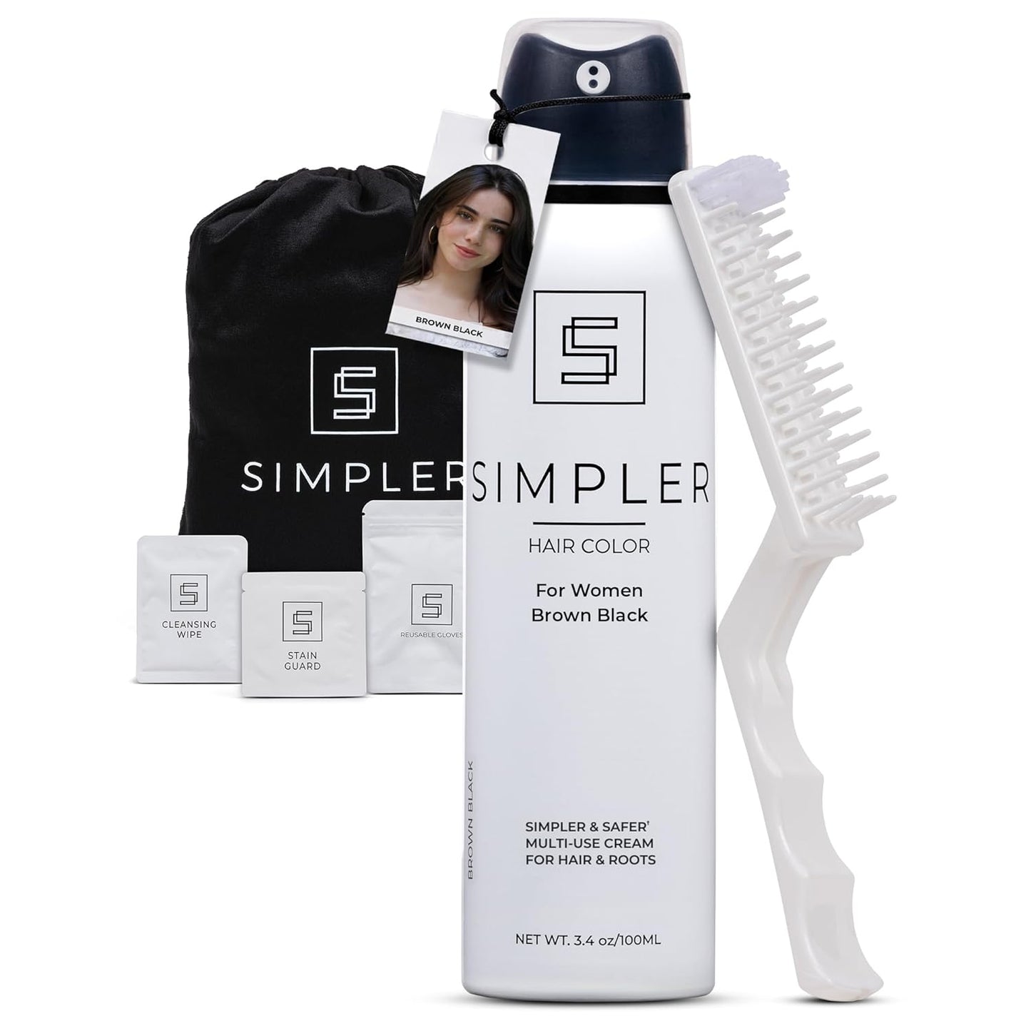 Permanent Ammonia-Free Hair Dye for Women | Natural Medium Blonde Gray Coverage - Sensitive Scalp Formula