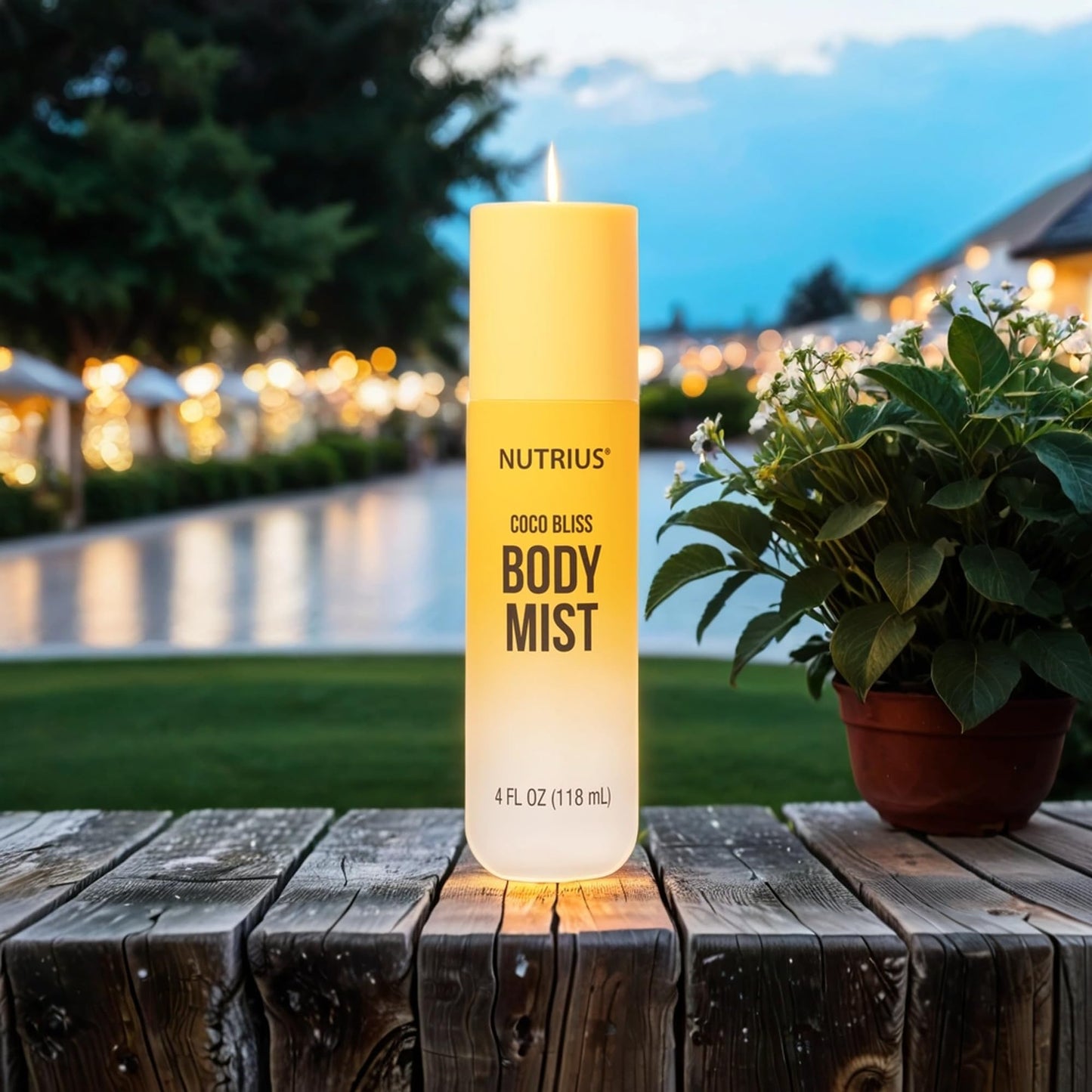 Nutrius Body Mist for Women, Coco Bliss Tropical Coconut Scent, Hydrating Fragrance Body Spray with Nourishing Botanical Extracts, Long Lasting, Vegan, Cruelty Free, 4 fl oz