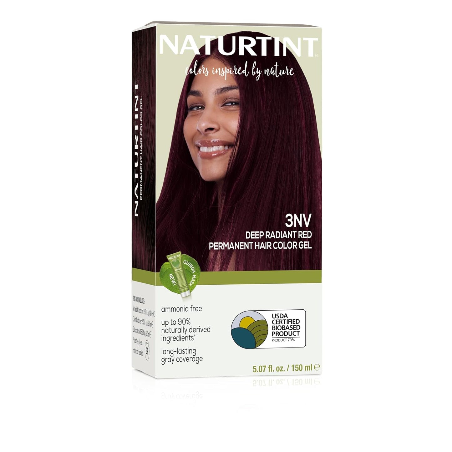 Naturtint 7N Hazelnut Blonde Permanent Hair Color | Ammonia-Free, Vegan, 100% Gray Coverage, Long-Lasting Results