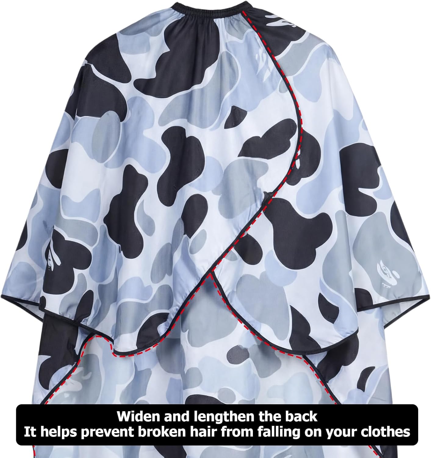Professional Waterproof Hair Cutting Cape - Adjustable Polyester Barber Cape for Men | Salon & Home Use