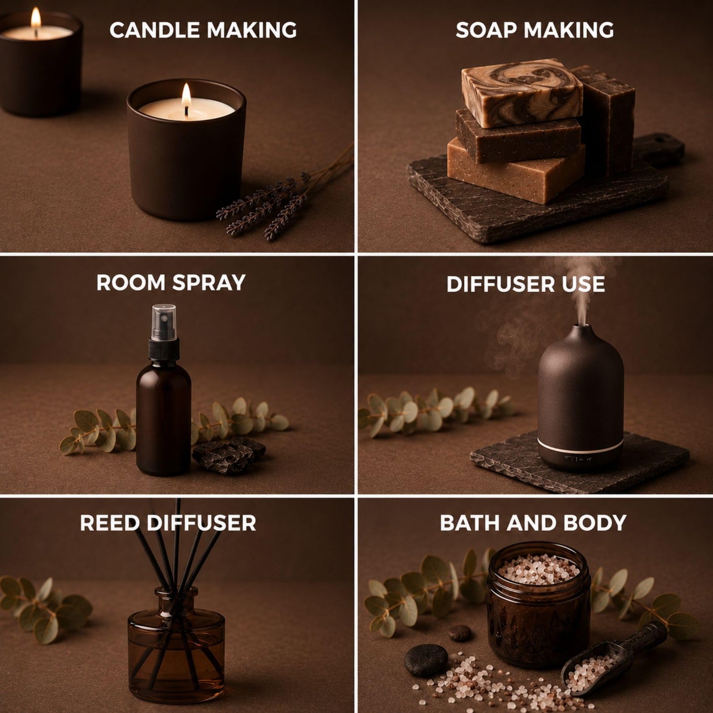 Scentia Santal Diffuser Oil 500ml – Luxury Santal-Inspired Oil – Cedarwood, Amber, Musk, Vanilla – Essential Oil Blend for Large Rooms, Cold-Air Diffusers, HVAC & Ultrasonic, Thanksgiving Gift
