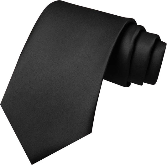 Solid Color Tie for Men - Business & Wedding Necktie | Elegant Design