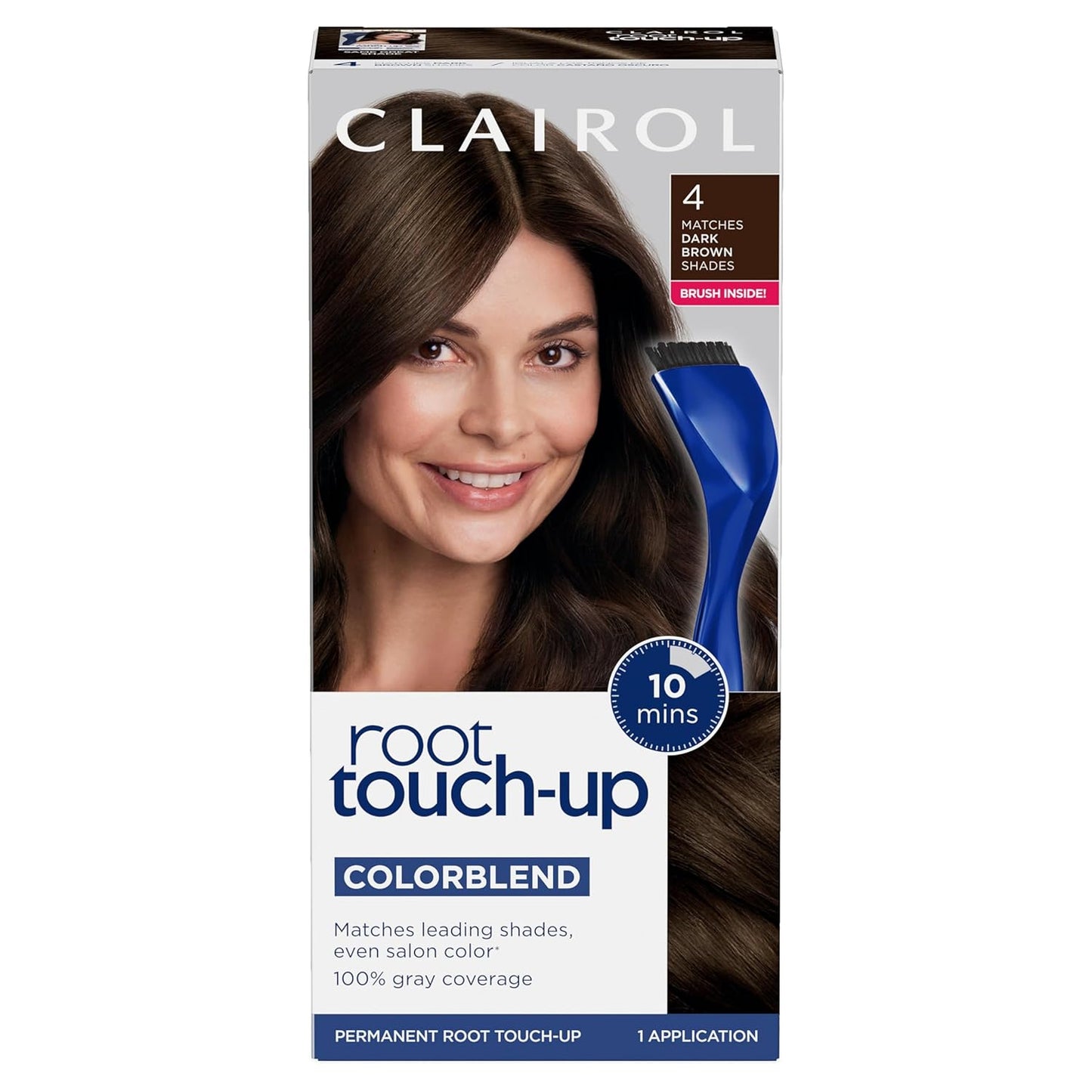 Clairol Root Touch-Up Permanent Hair Dye - 5 Medium Brown | 100% Gray Coverage, Easy Brush Application
