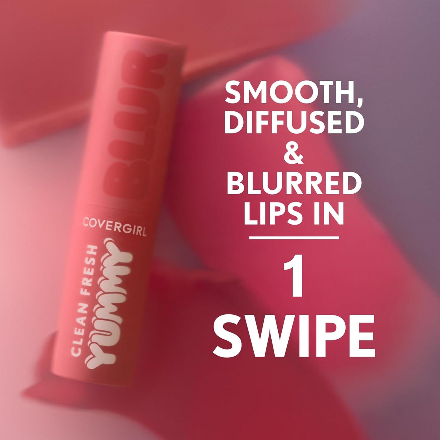 Clean Fresh Yummy Blur Lipstick - Blurring Matte Lip Color, Vegan Formula | 140 Into the Blur (Mauvy Pink)