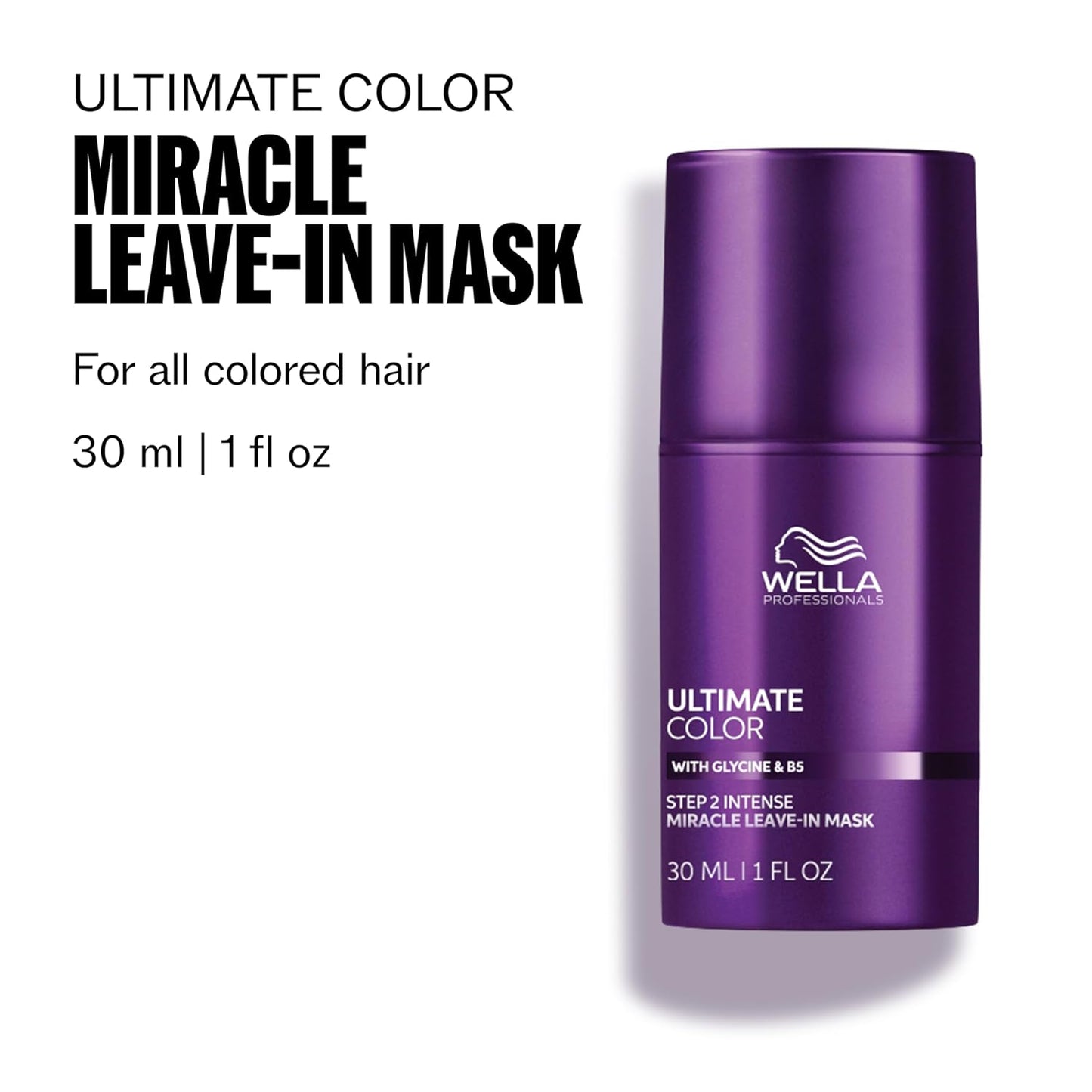 Wella Professionals Ultimate Color Intense Leave-In Hair Mask - Moisturizing Anti-Breakage Formula | For All Color-Treated Hair