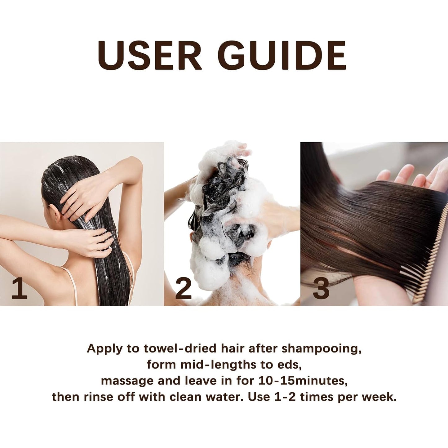 Collagen Hair Treatment - Deep Repair Conditioner & Hydrating Hair Mask for Dry, Damaged Hair | 3.38 Fl Oz (100ml)
