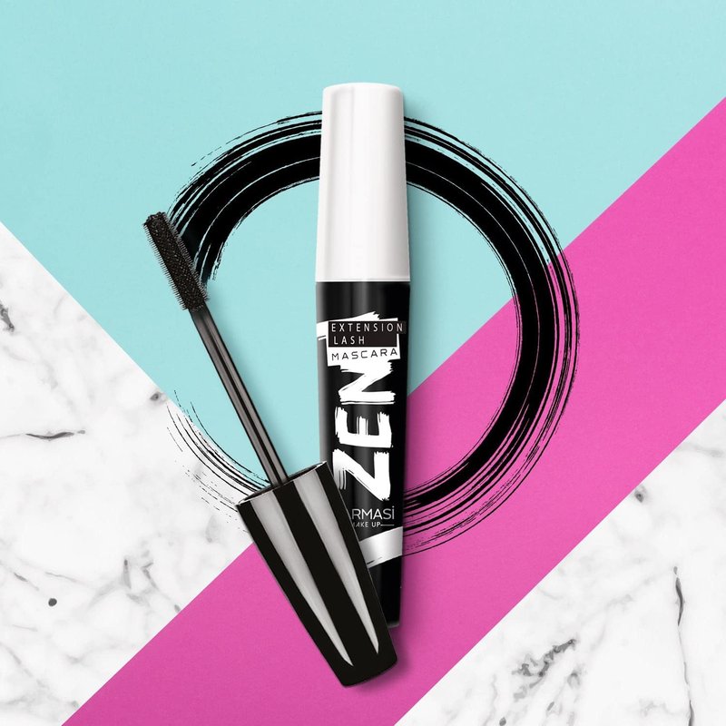 Zen Extension Lash Mascara - Lengthening & Volumizing, Clump-Free, Smudge-Free | Blackest Black, 0.27 fl oz