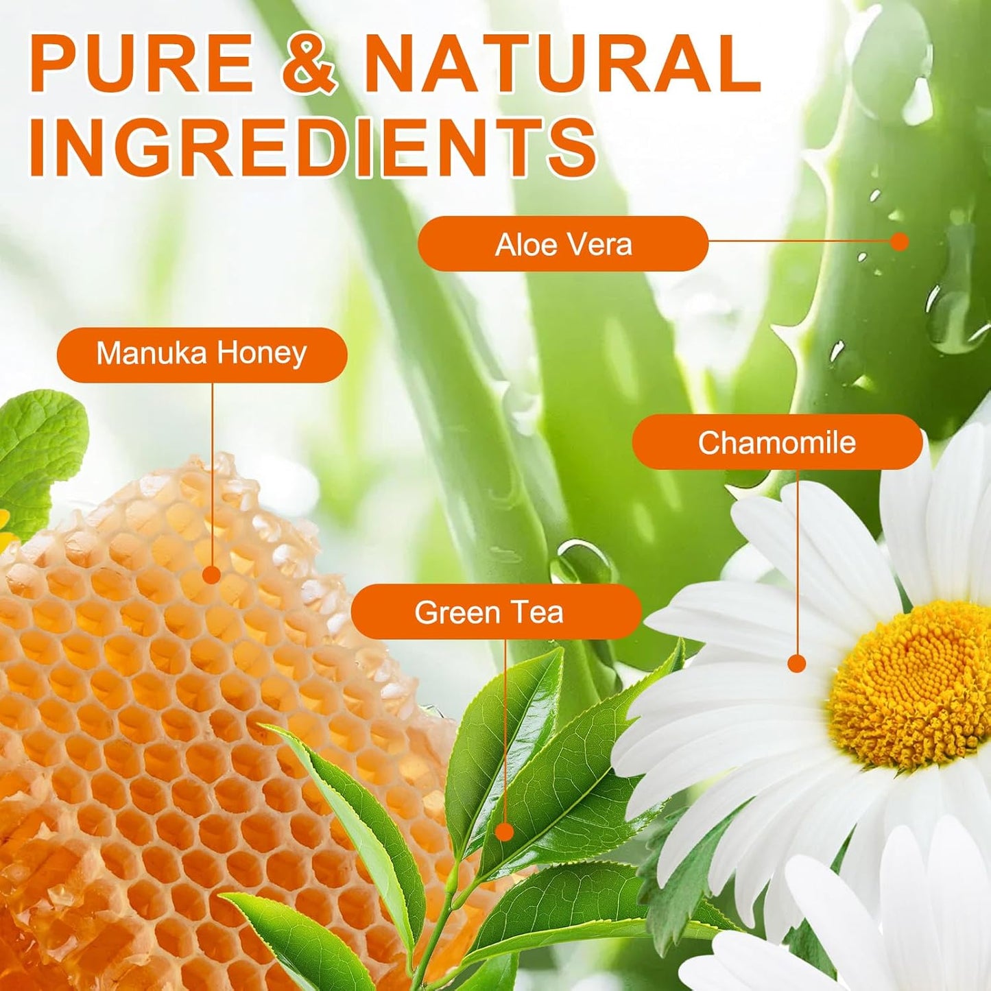Manuka Honey Moisturizing Stick - Nourishing Foot & Hand Cream for Dry Cracked Skin | Portable 40g/1.41oz with Shea Butter & Aloe Vera