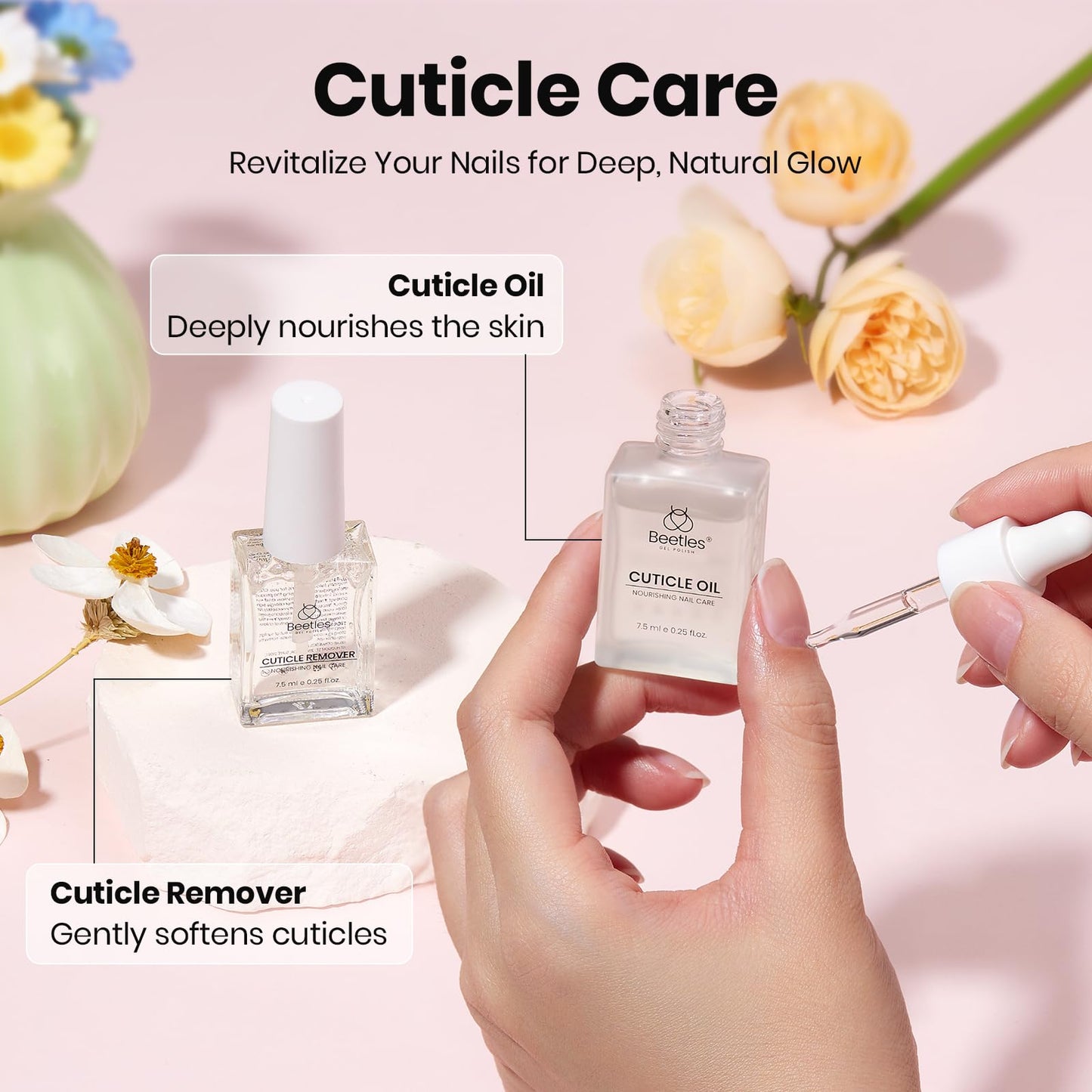 Beetles Nail Prep Kit Nail Dehydrator and Primer Cuticle Care Set