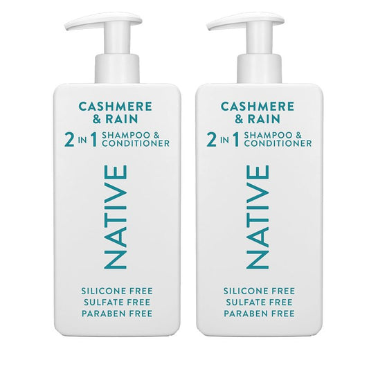 Cashmere & Rain 2-in-1 Shampoo and Conditioner Set | 16.5 fl oz - Nourishing Hair Care