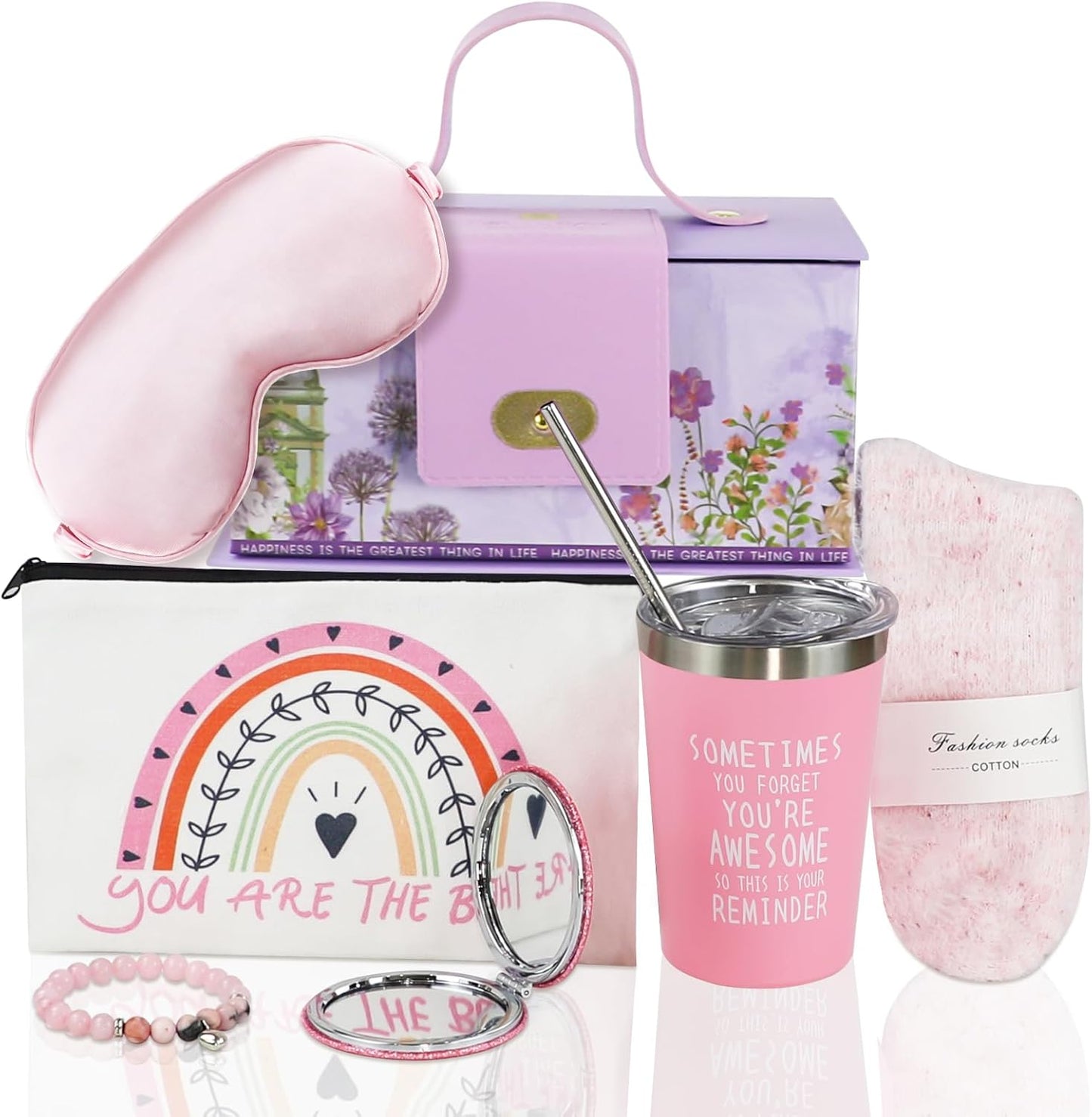 Teen Girl Gifts - Unique Birthday Ideas for Ages 10-17 | Eye Mask & Tumbler Set