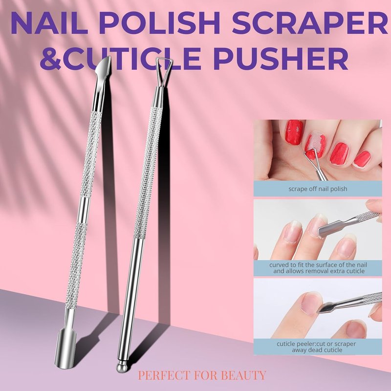 Nail Soaking Bowl Kit - 10 Acetone-Proof Bowls for Gel Polish Removal | Manicure Tools Included