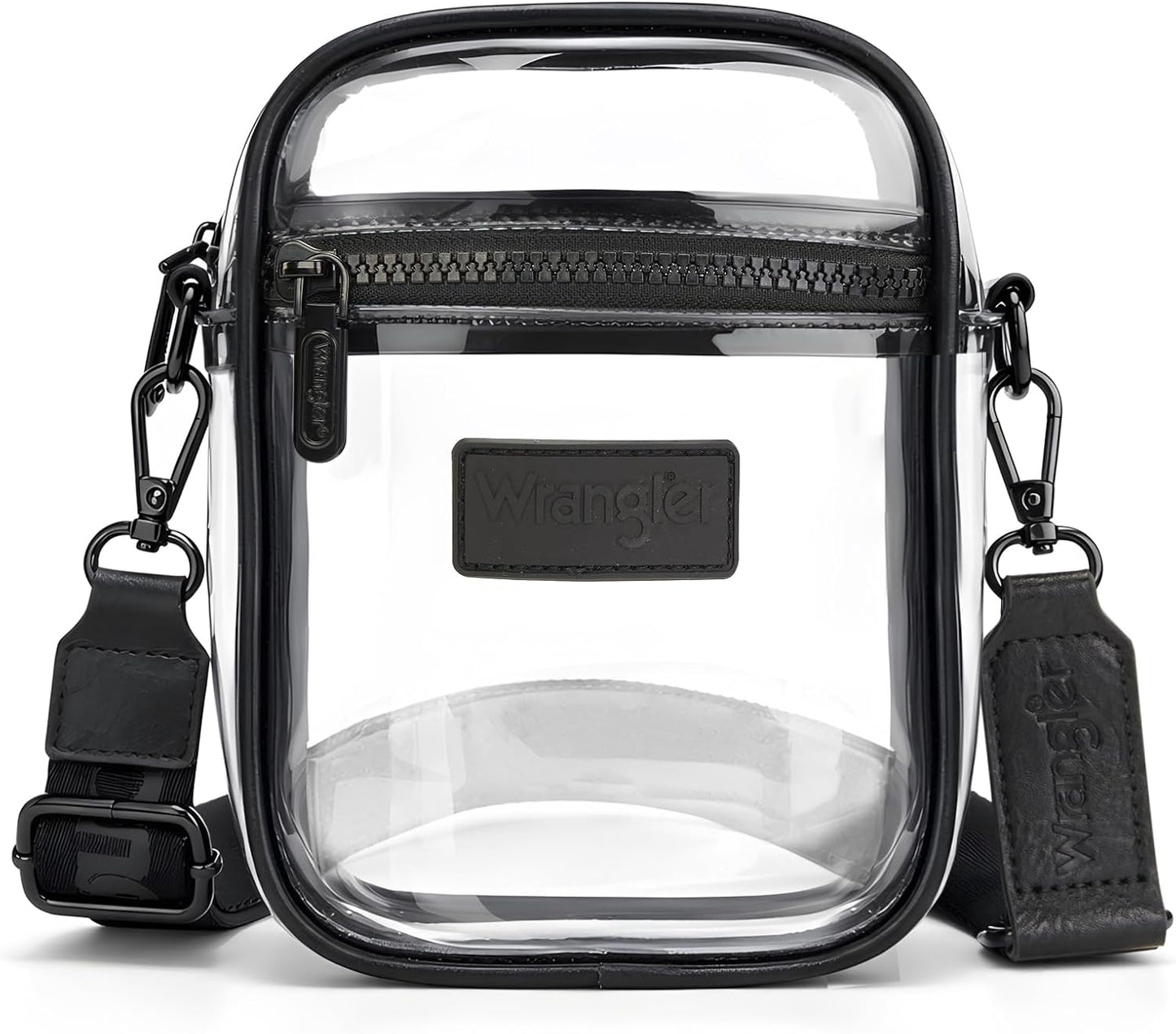 Clear Stadium Bag - Montana West X Wrangler Crossbody Purse for Concerts & Sports Events | Durable & Stylish Design
