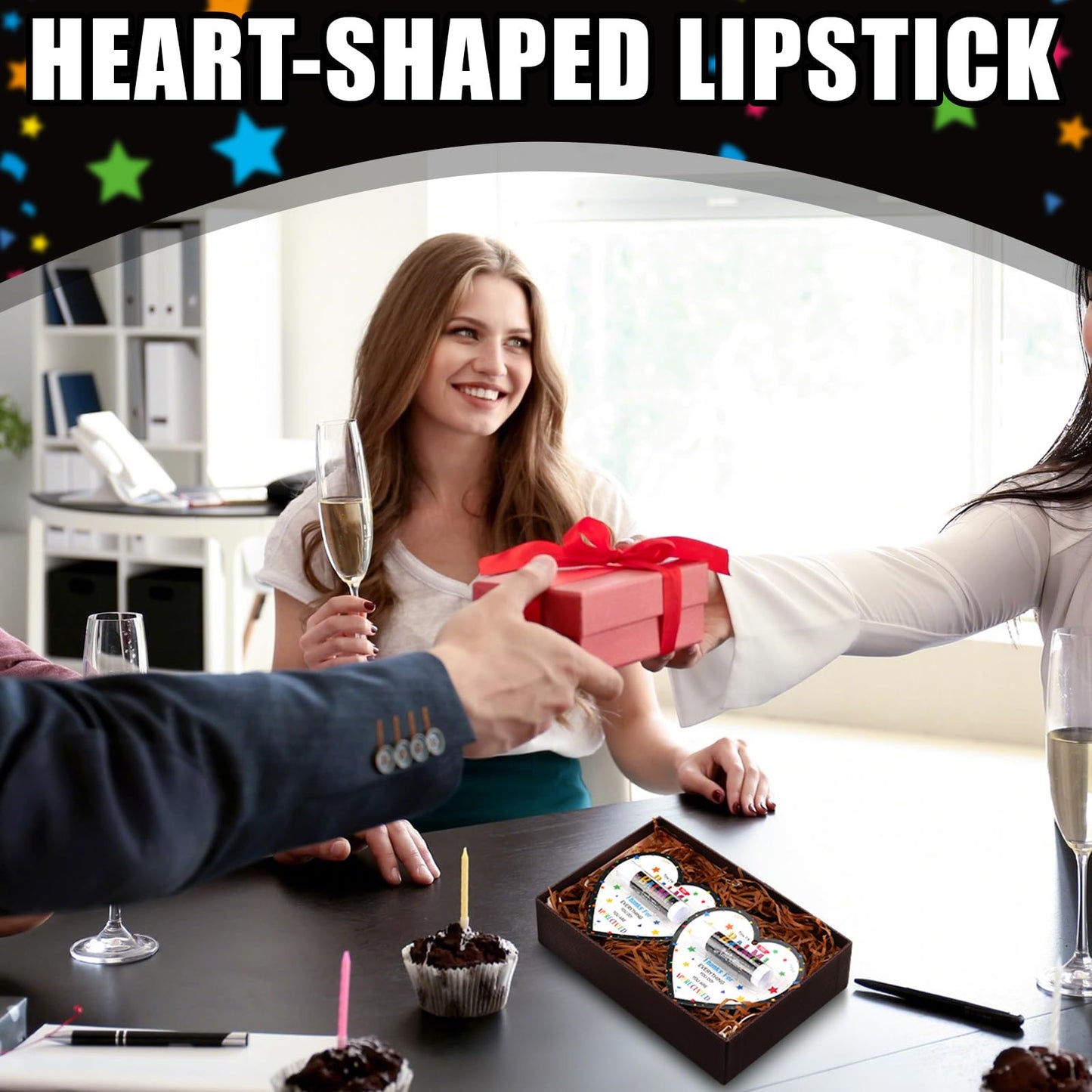 30 Pack Back to School Employee Teacher Appreciation Gifts Bulk Lip Balm Teacher Employee Staff Team Heart Thank You Gift You're the Balm Volunteer Appreciation Party Favors for Women Men Coworkers