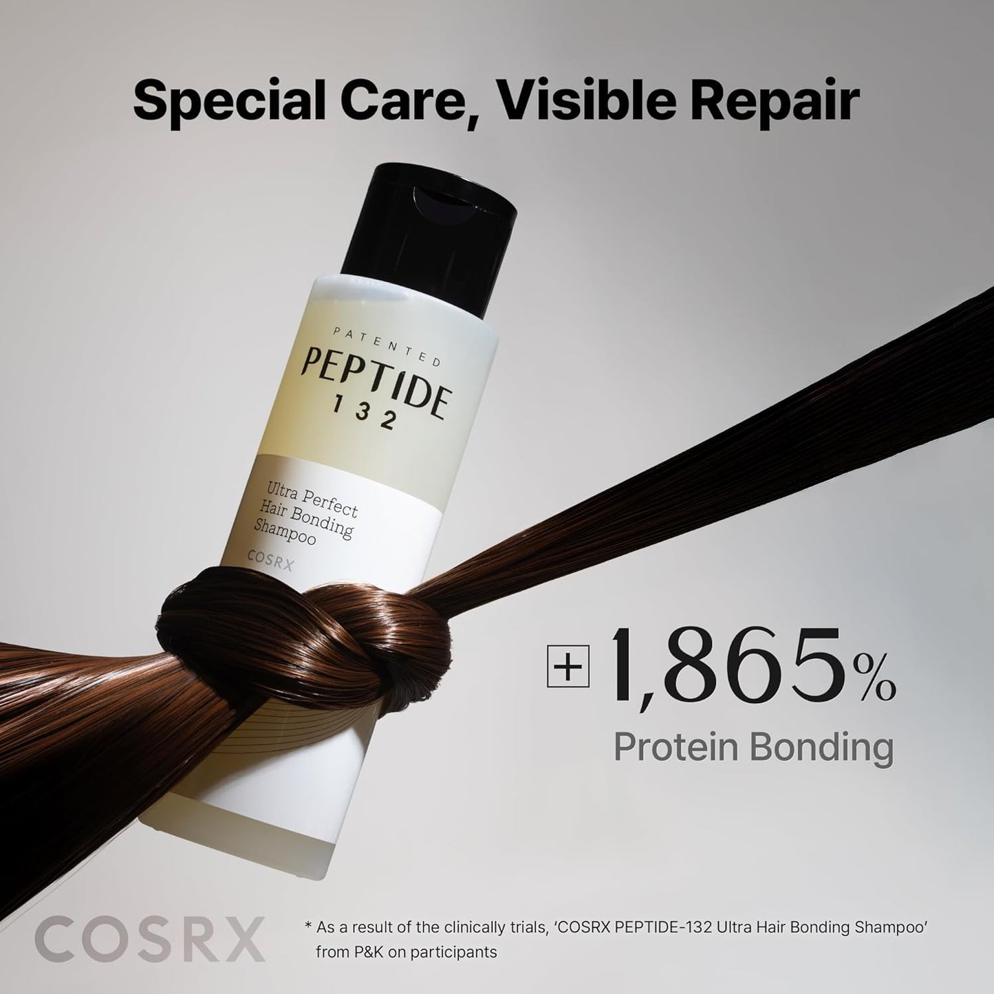 COSRX Peptide 132 Hair Bonding Shampoo - Daily Scalp Treatment for Dandruff & Damaged Hair - 6.76 fl oz